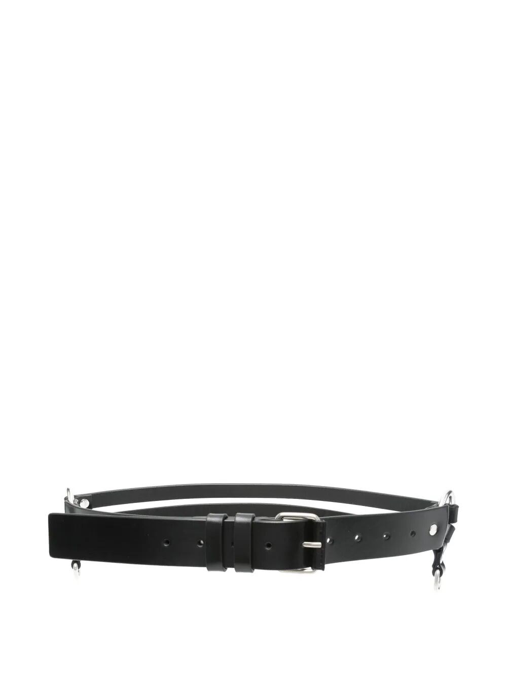 ANN DEMEULEMEESTER Monna 3,5Cm Belt With Double Rings