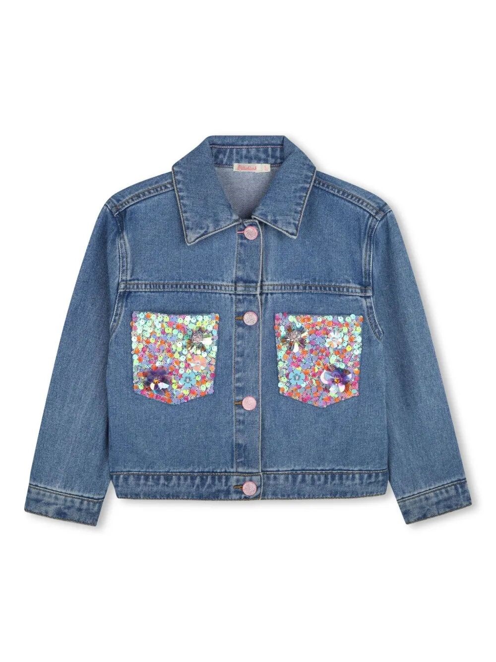Billieblush Denim Jacket In Blue