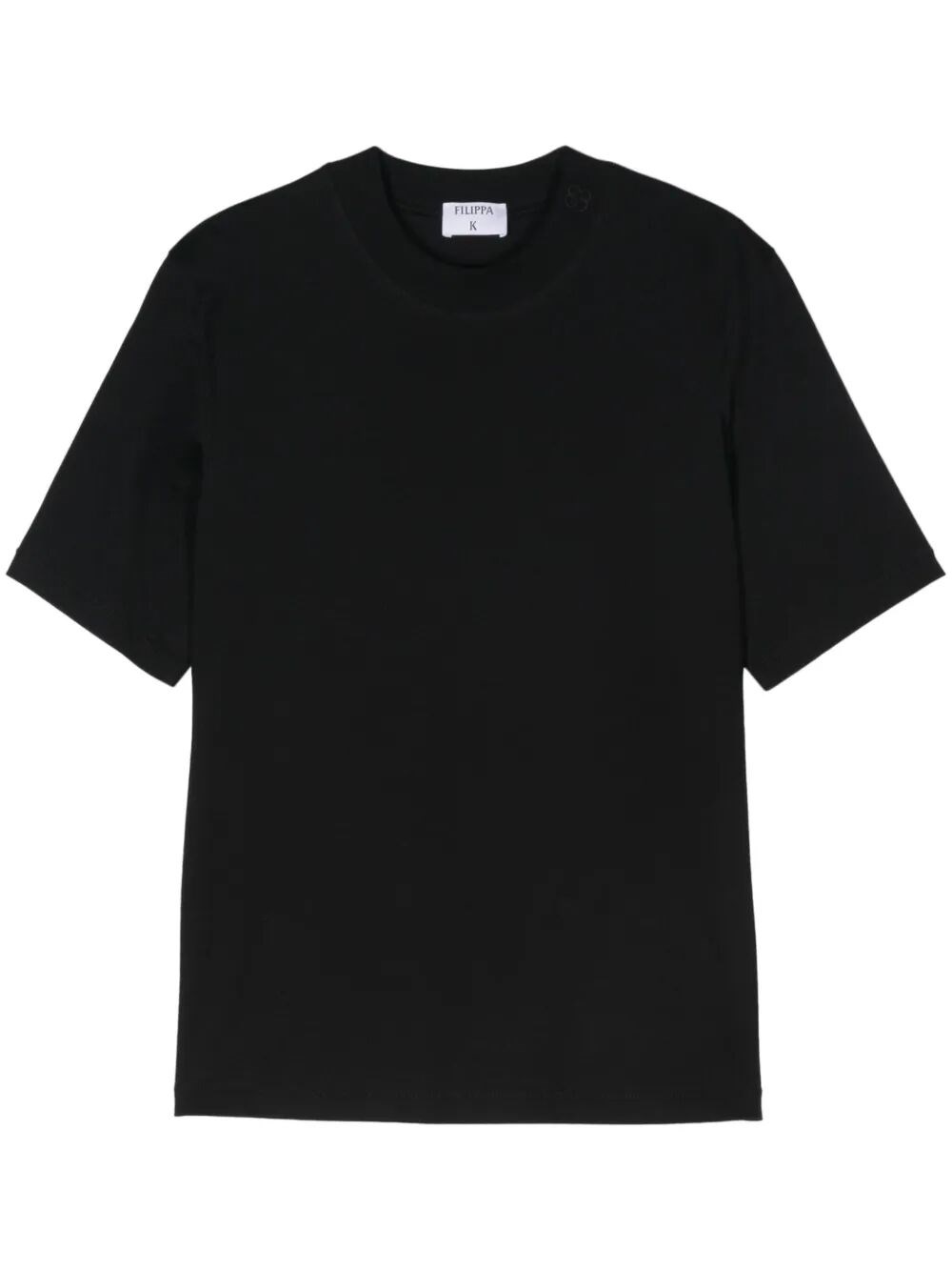 Filippa K Oversized Organic-cotton T-shirt In Black
