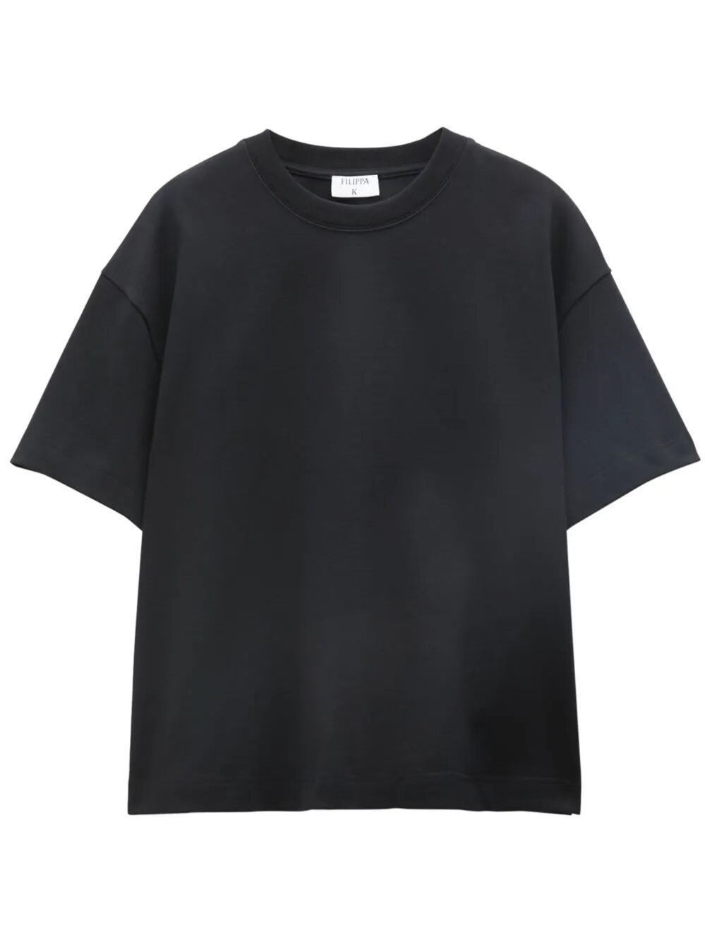 Filippa K Oversized Organic-cotton T-shirt In Black