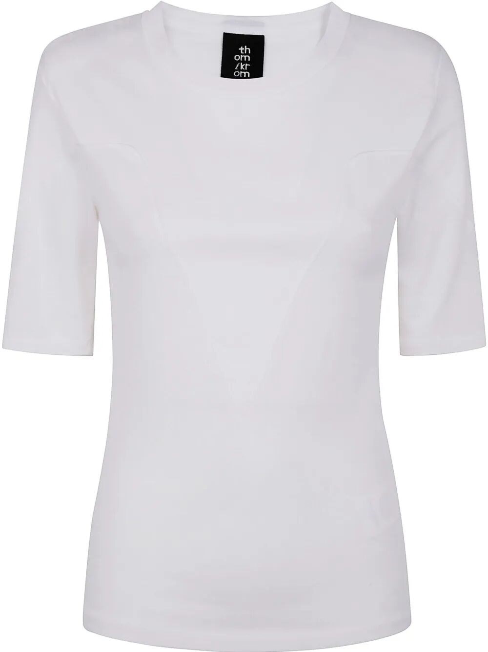 Thom Krom Women T-shirt Worked In White