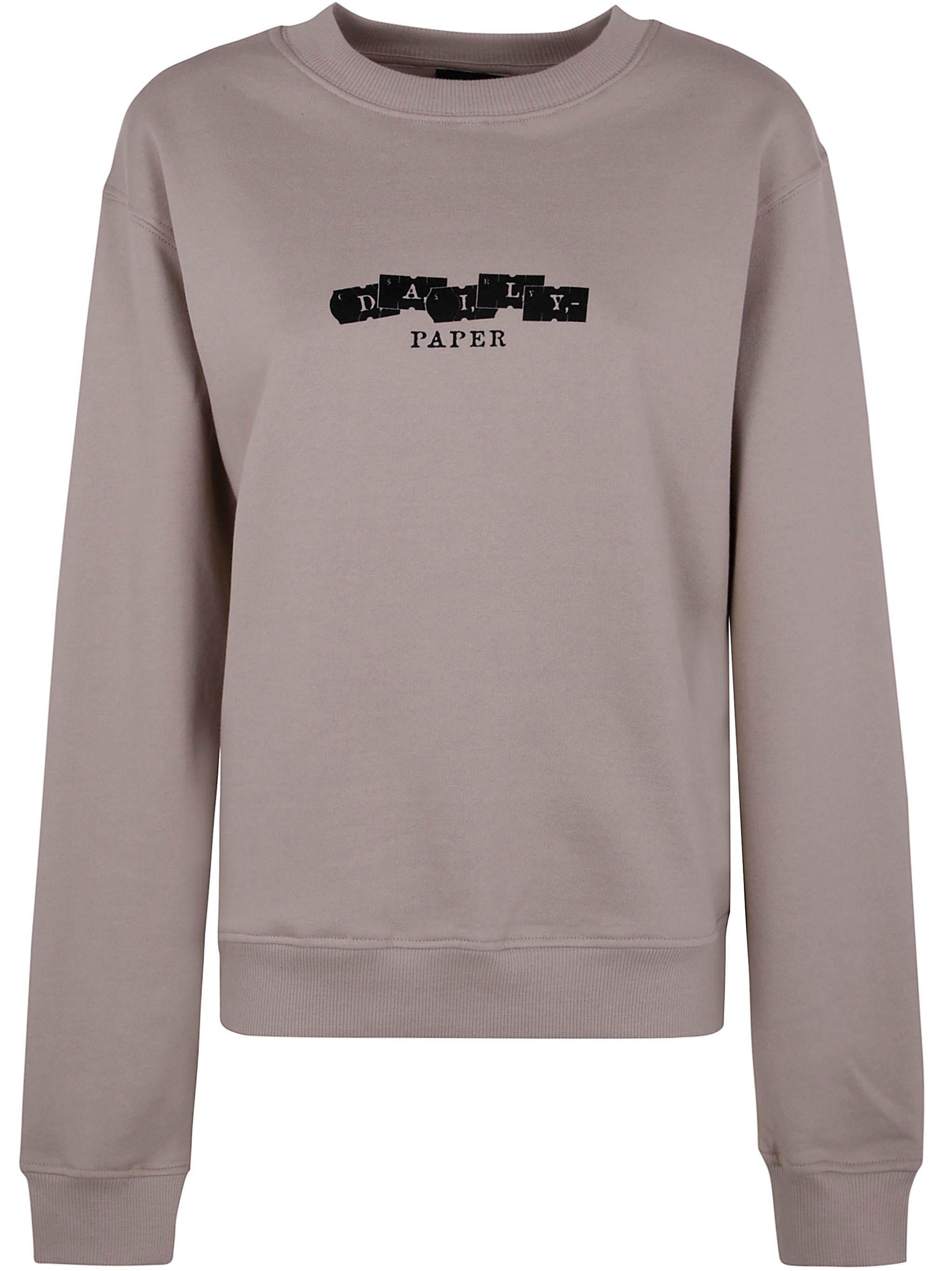 Daily Paper Tag Sweater In White