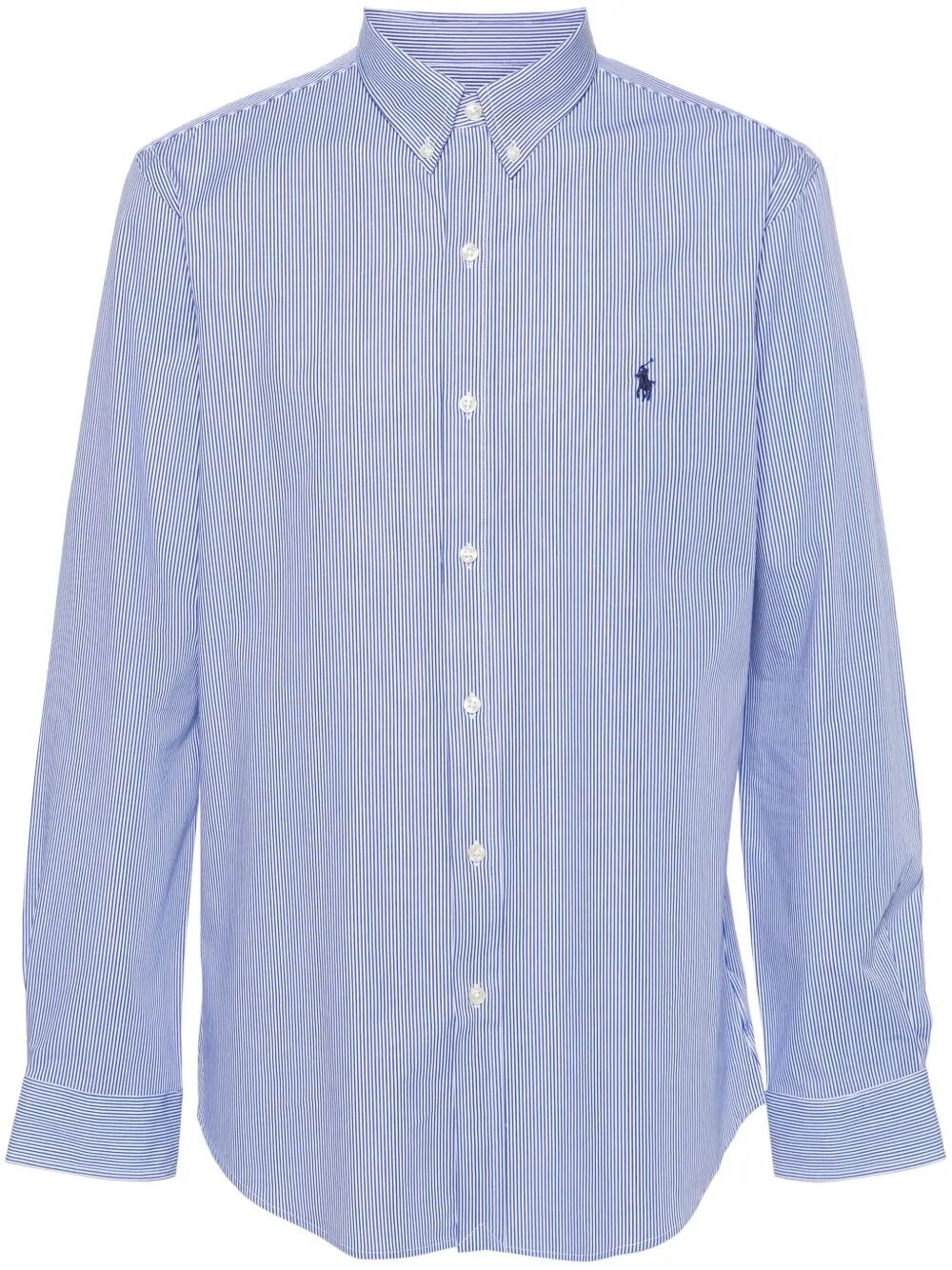 Polo Ralph Lauren Striped Slim Fit Shirt In Blue
