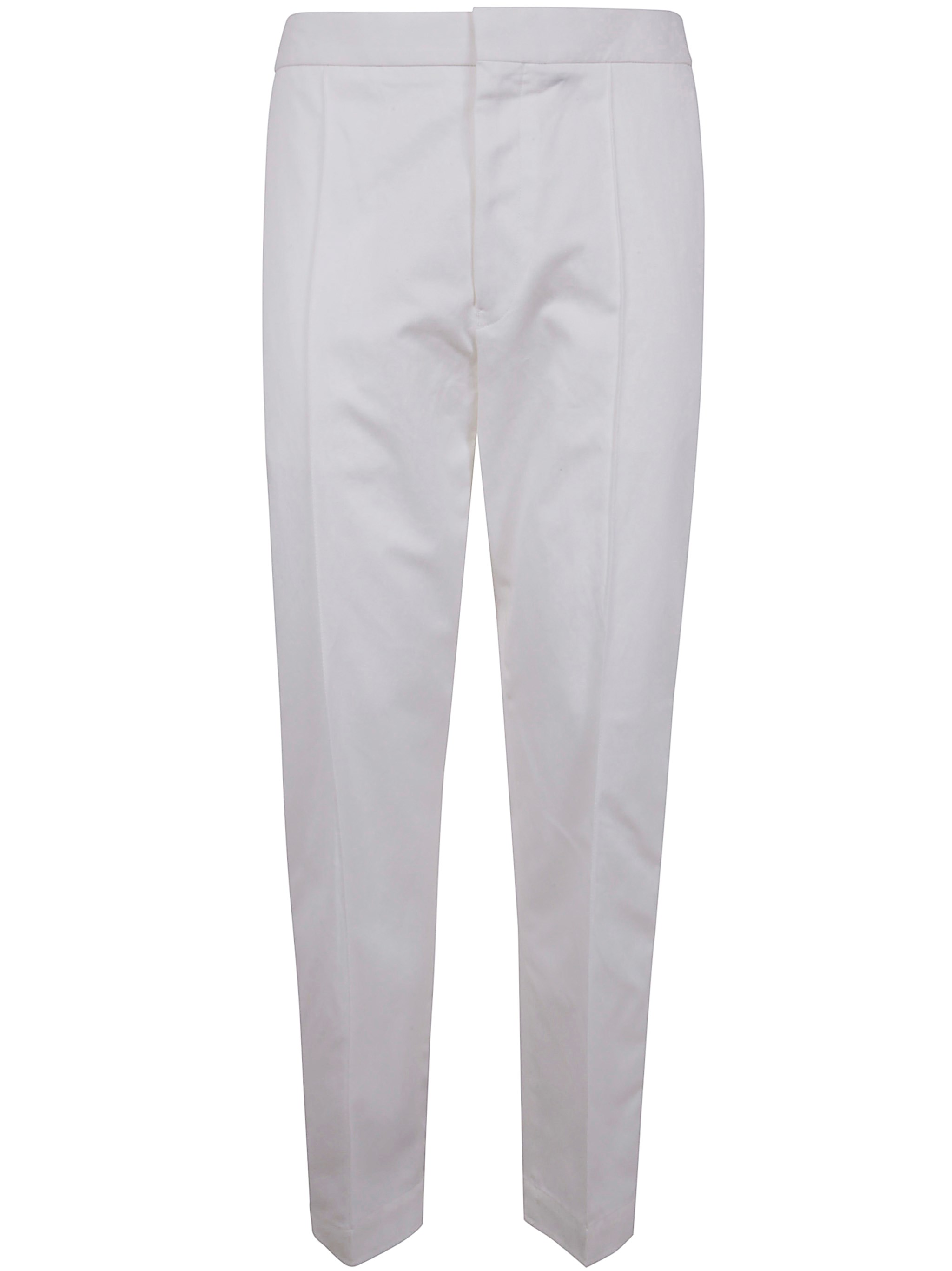 ZEGNA Broek van katoen, linnen en zijde
