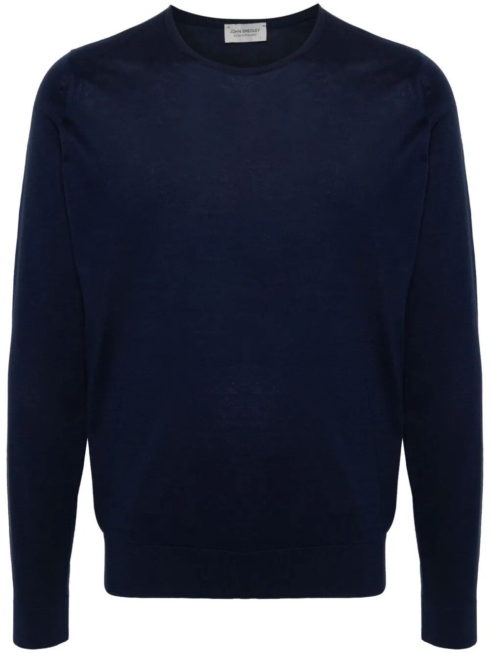 John Smedley Hatfield Long Sleeves Crewneck Pullover In Blue