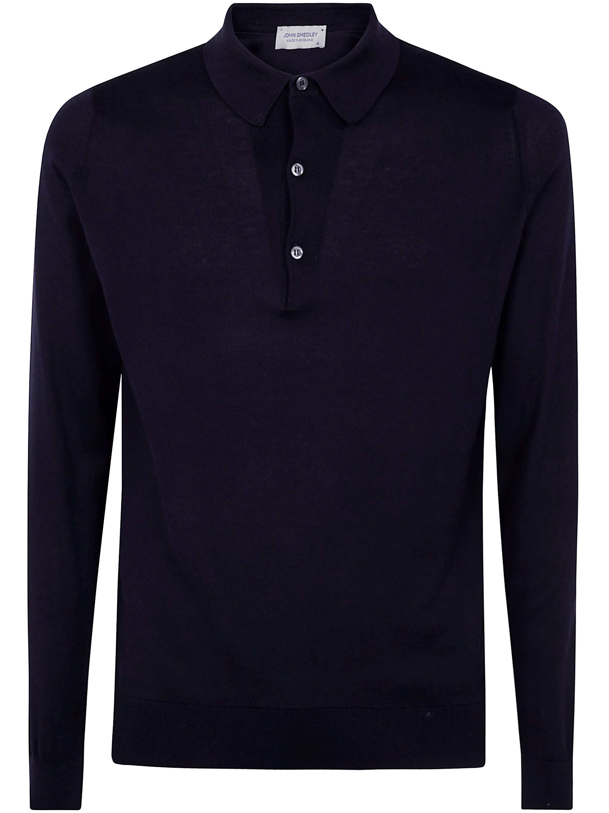 John Smedley Long Sleeves Shirt With Ribbed Cuffs And Hem