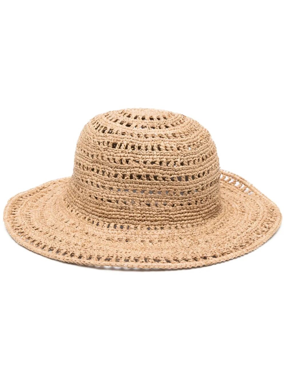 Ibeliv Safari Woven Straw Hat In Beige