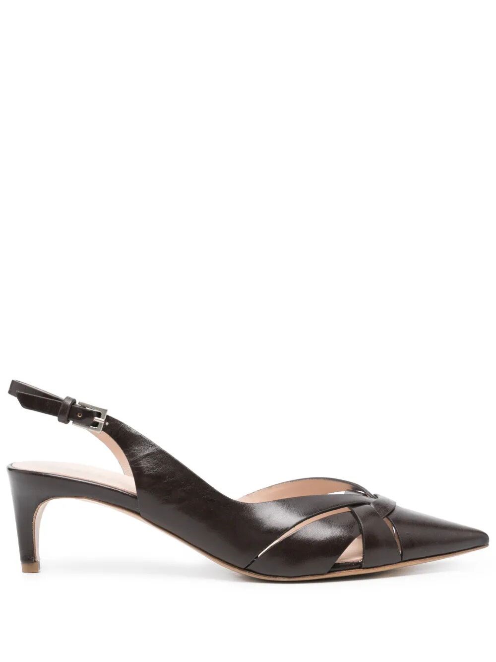 Del Carlo Paris Sling Back In Brown
