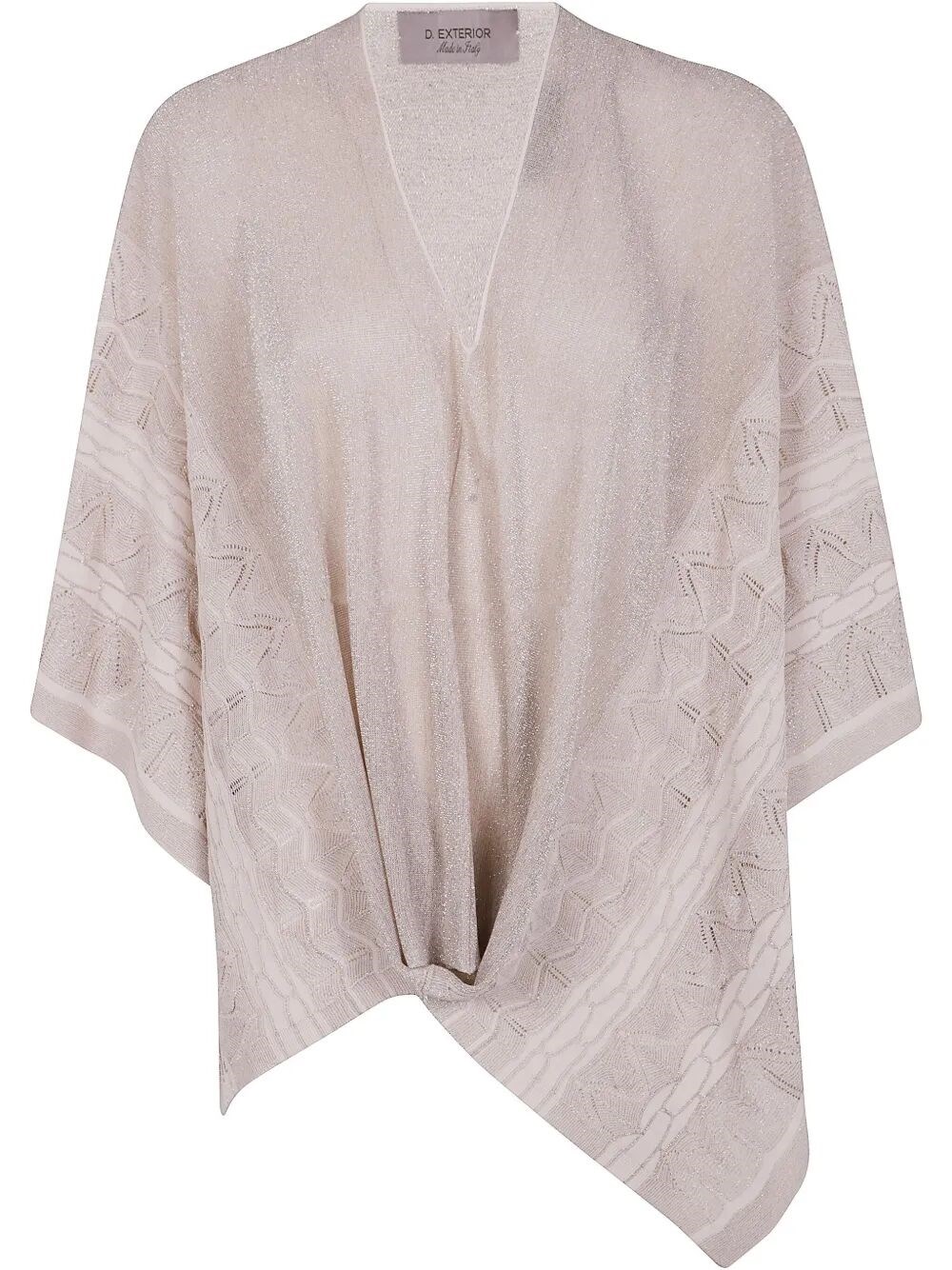 D Exterior D.exterior Embroidered Luc Cape In Neutral
