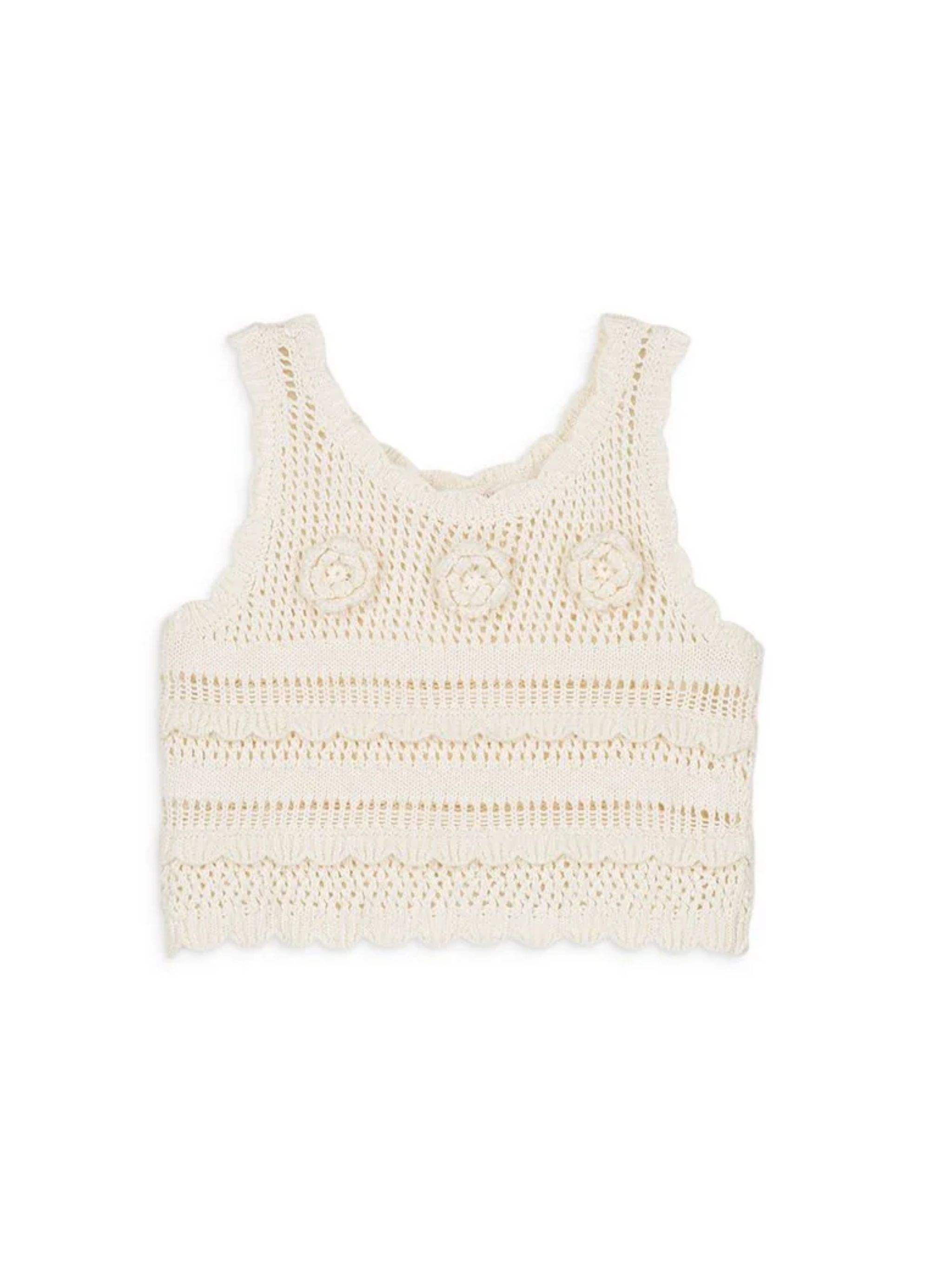 Louise Misha Kids' Top Raya In White