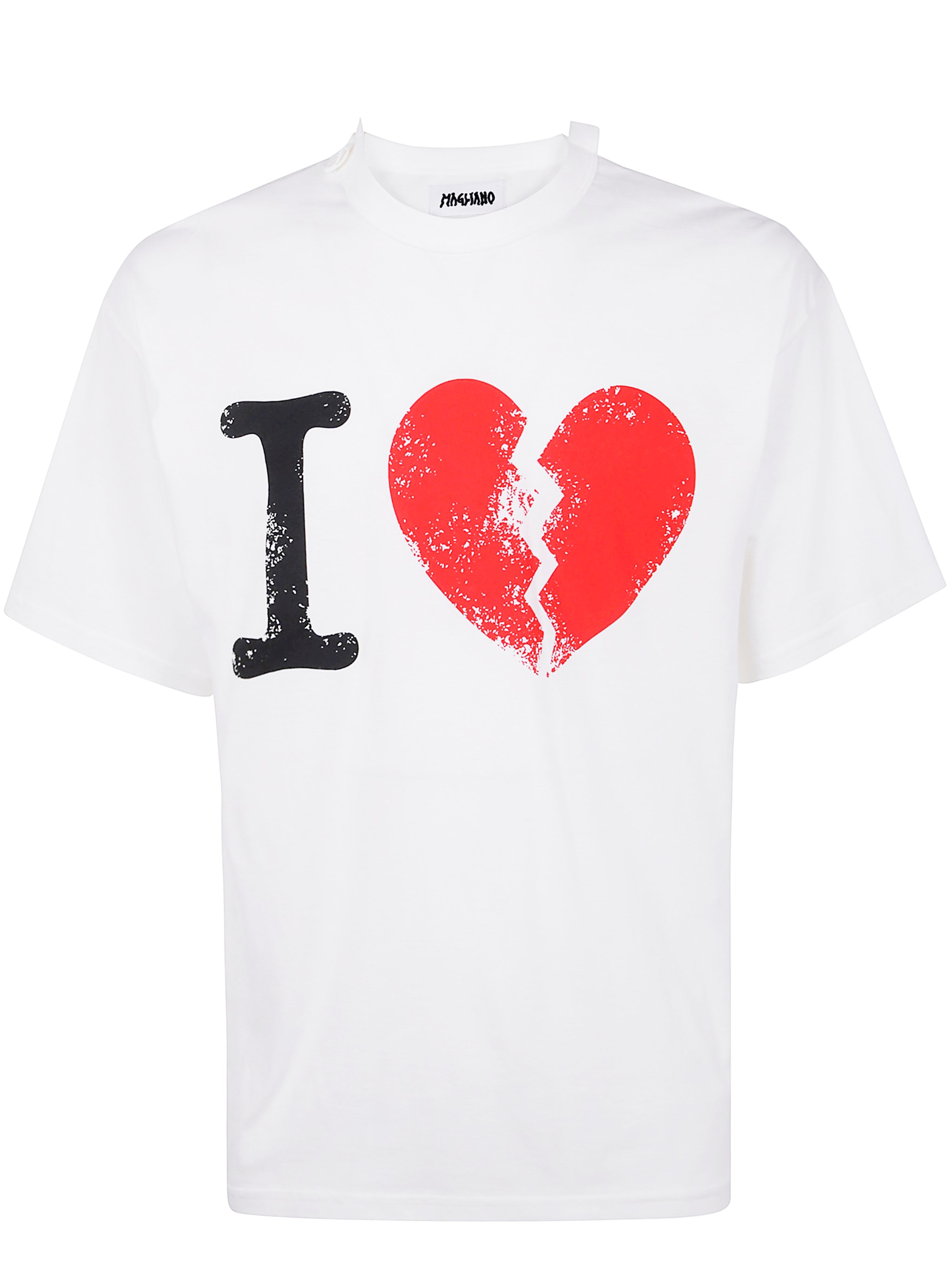 Magliano Graphic-print Cotton T-shirt In White