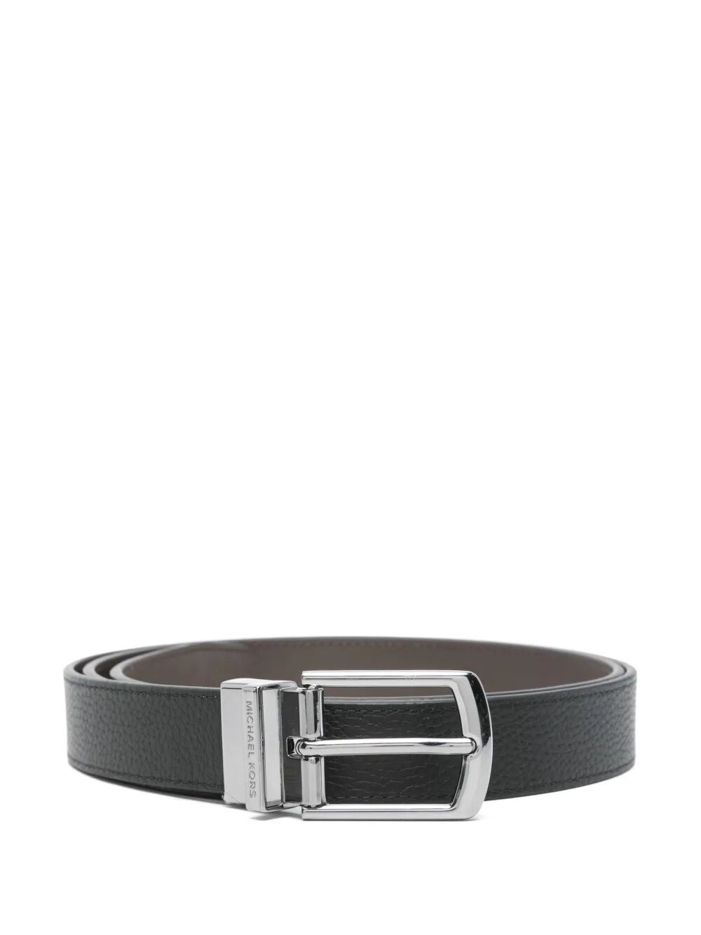 Michael Kors 31mm Ctfr Dress Belt In Black