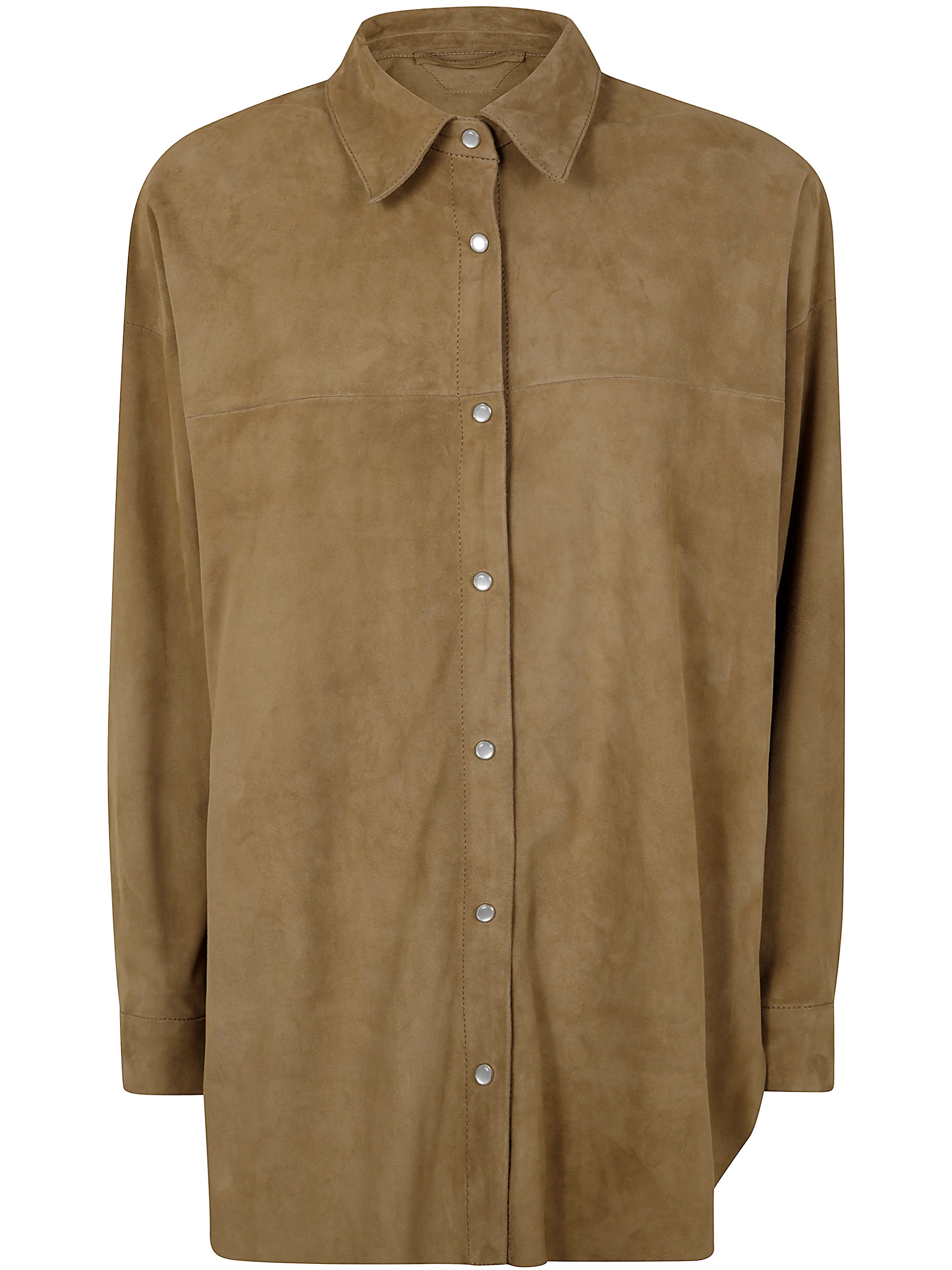 Salvatore Santoro Oversized Leather Jacket In Blue