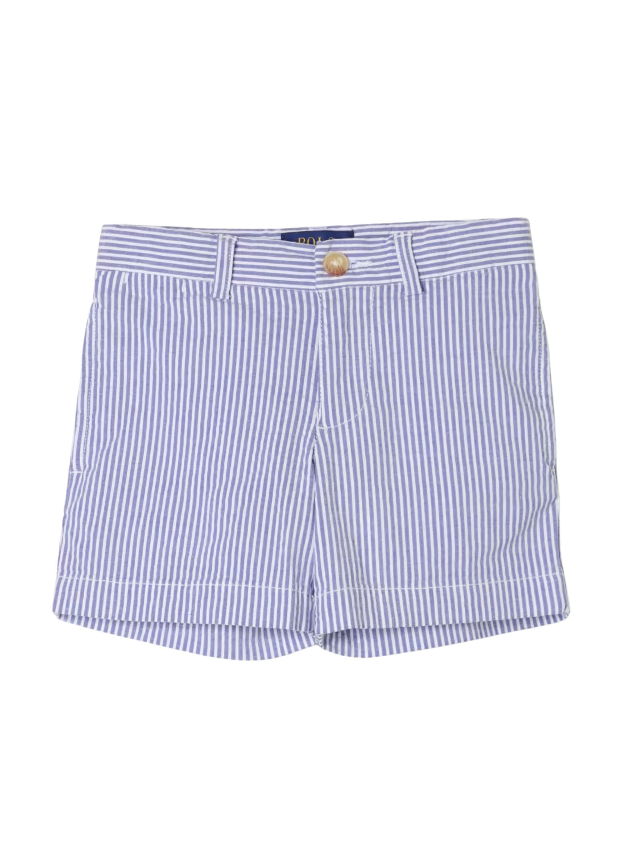 POLO RALPH LAUREN KIDS Preppy Short Shorts Flat Front