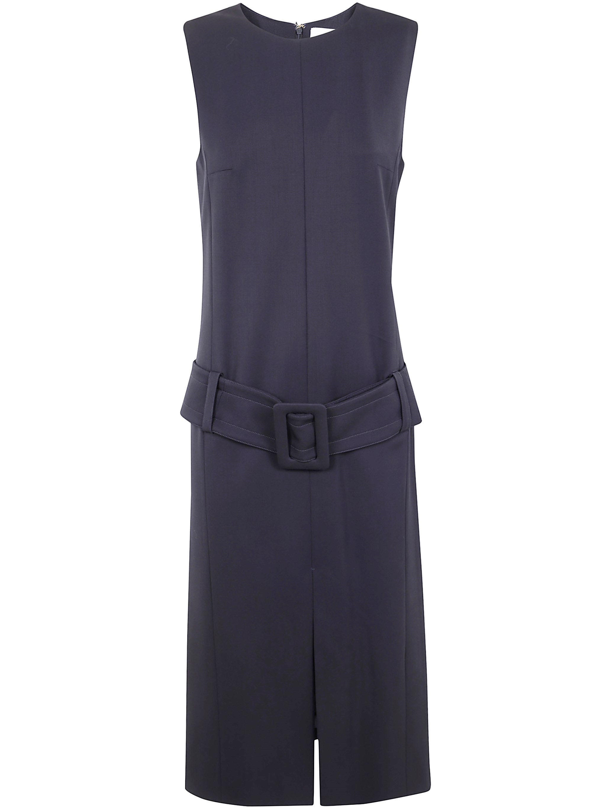 PATOU Belted Midi Dress