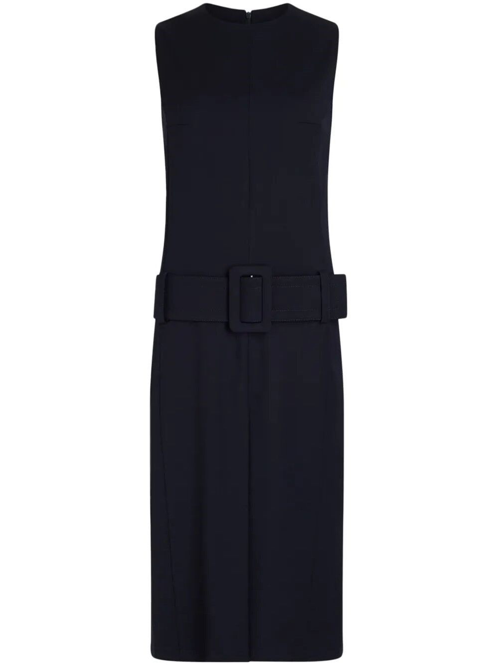 Patou Belted Midi Dress By