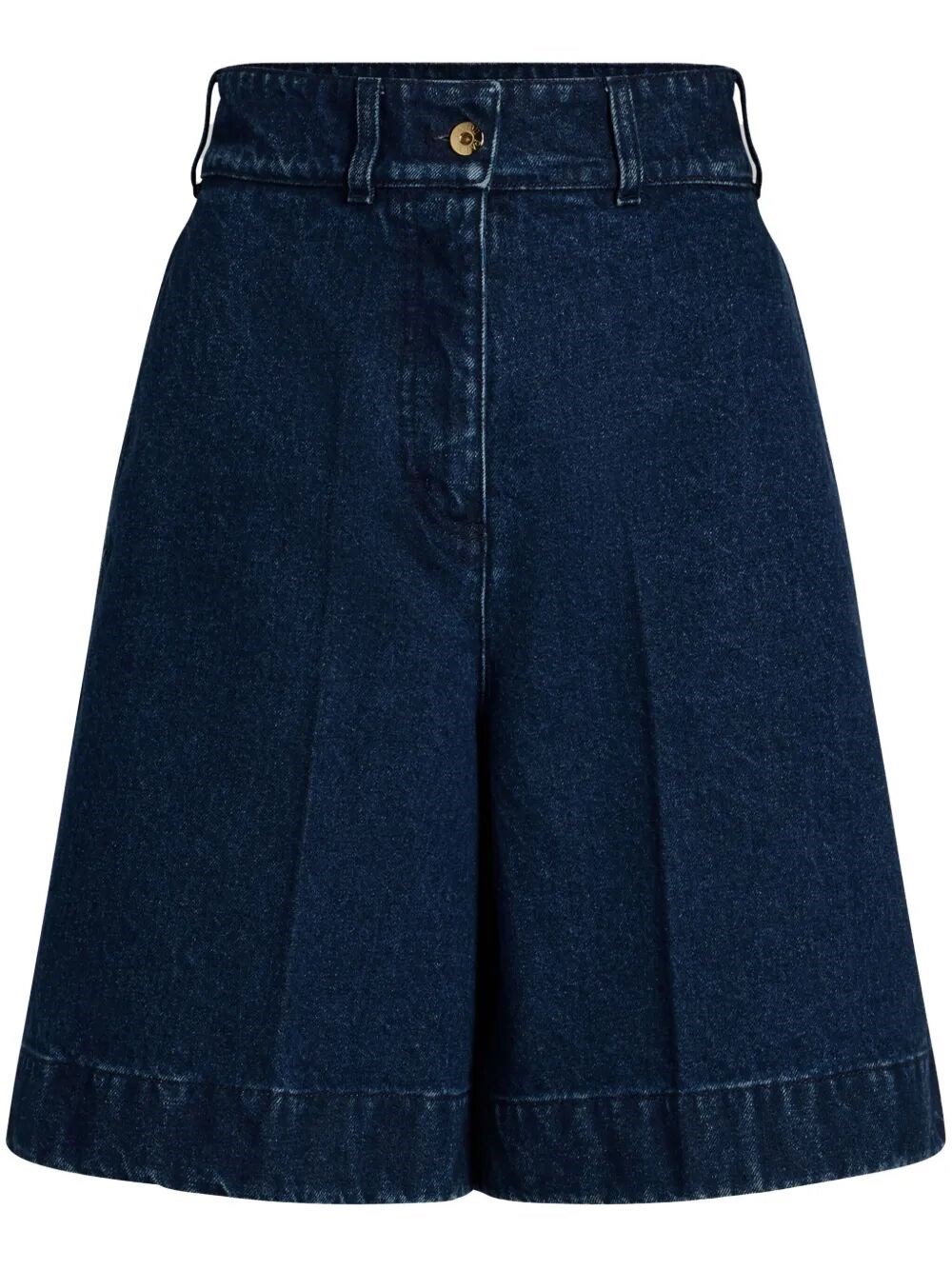 Patou Women's Denim Bermuda Shorts In Blue