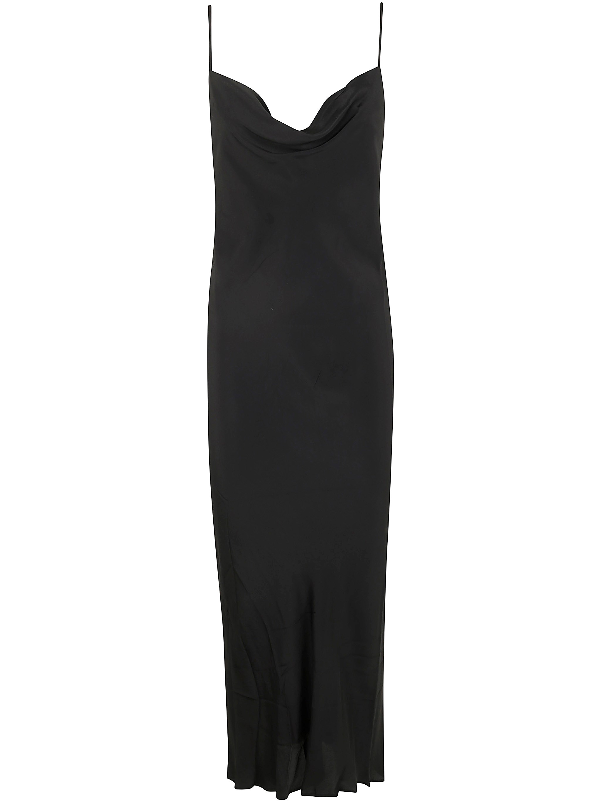 Pierantonio Gaspari Silk Dress In Black