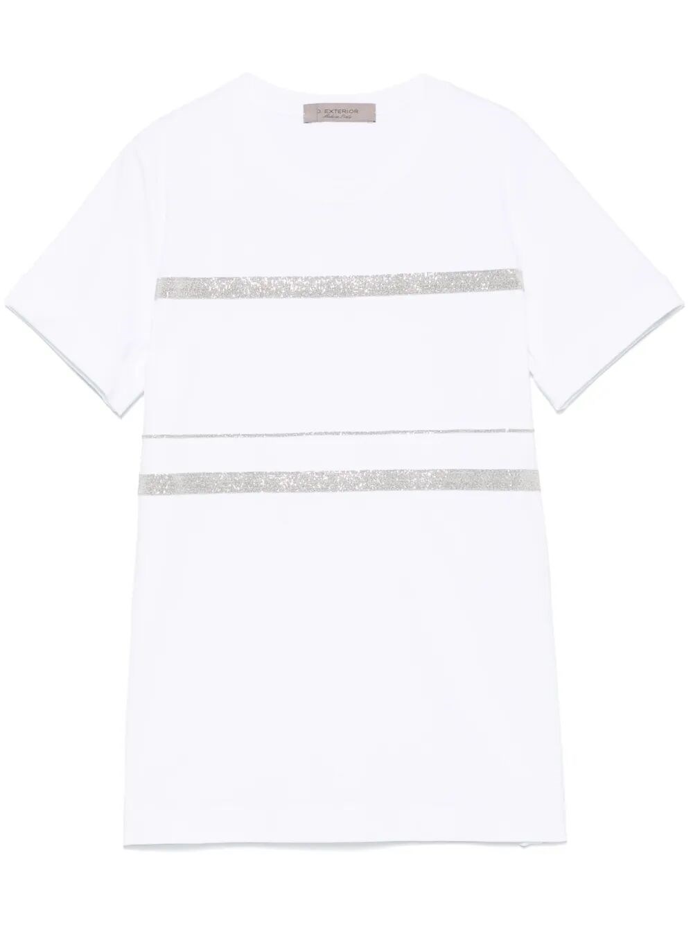 D. EXTERIOR Cotton Jersey Chain Drop T-Shirt