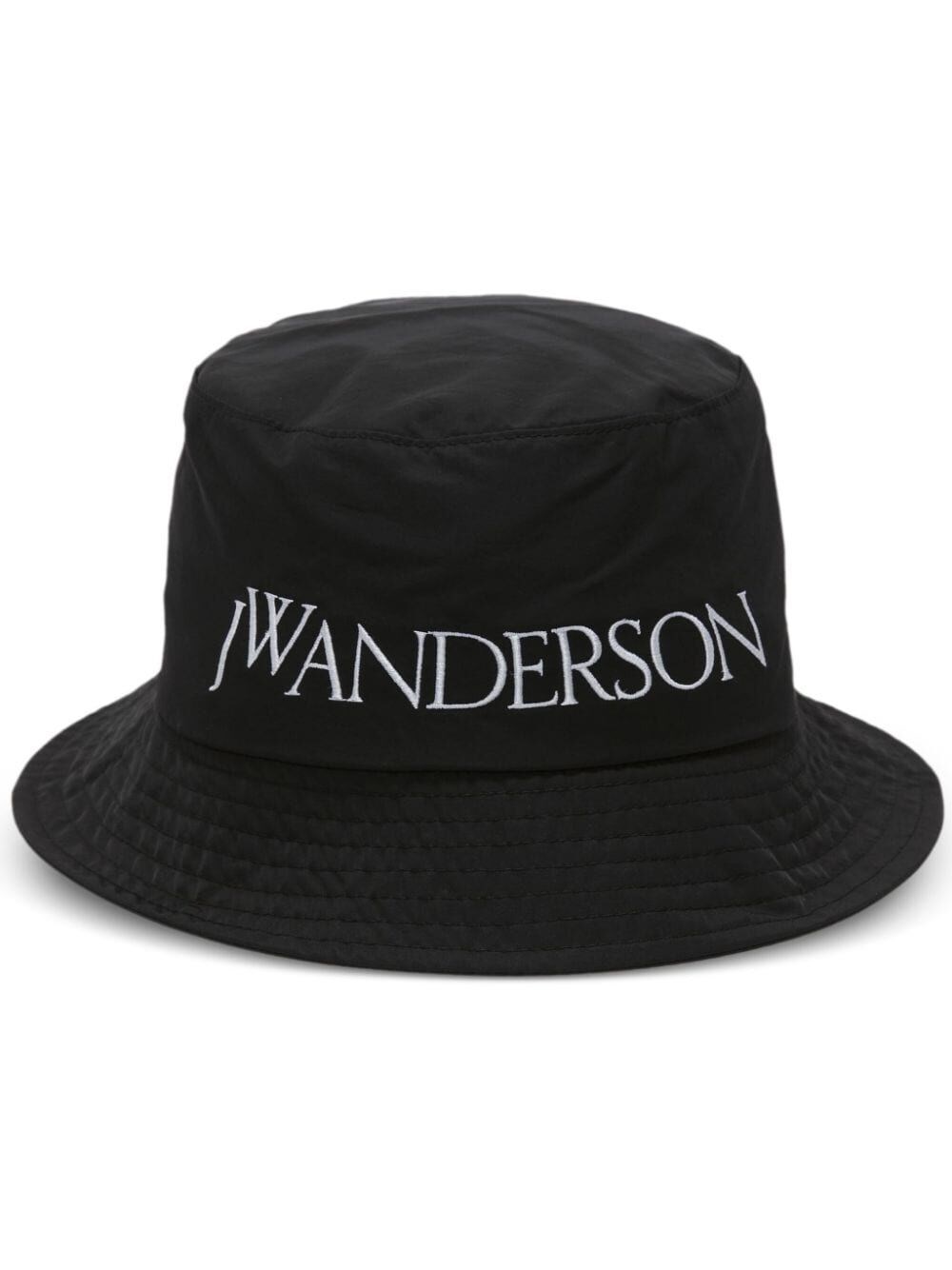 Jw Anderson J. W.anderson Logo Bucket Hat Nylon In Black