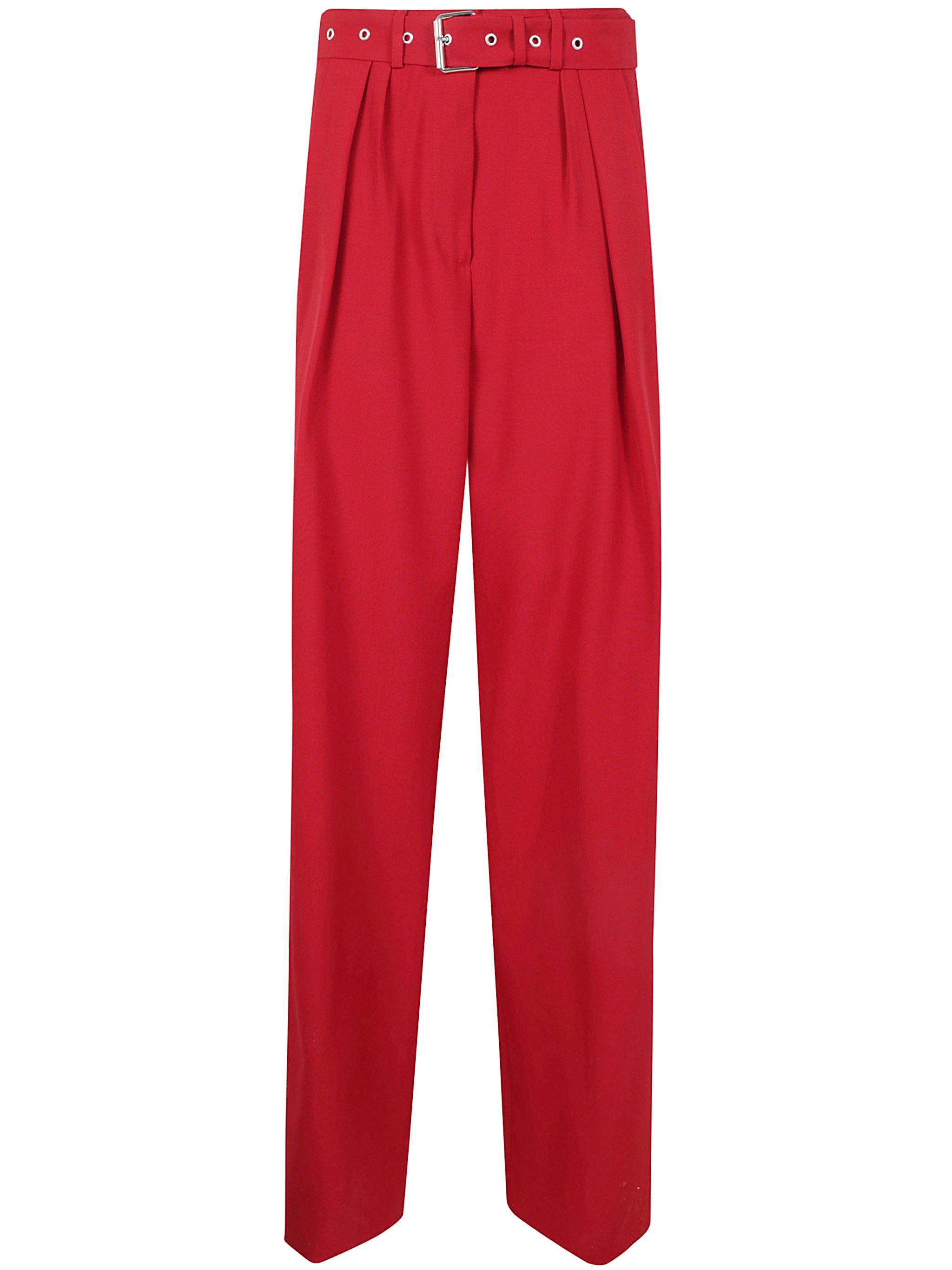 Dries Van Noten Peaches Bis Trousers By  In Red