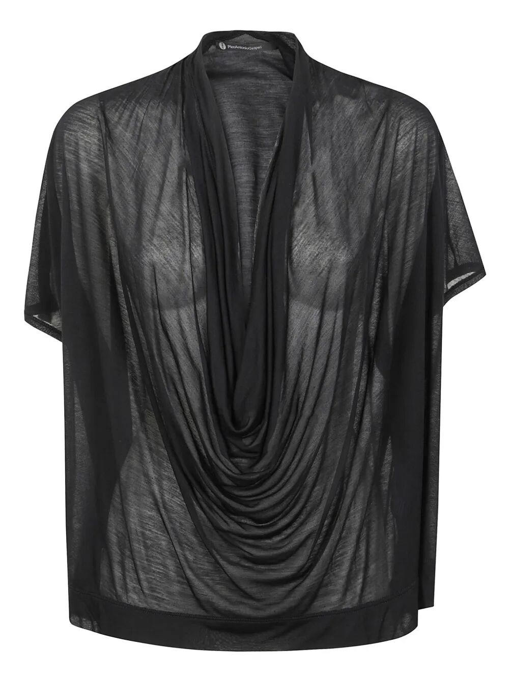 Pierantoniogaspari Modal Oversized T-shirt In Black