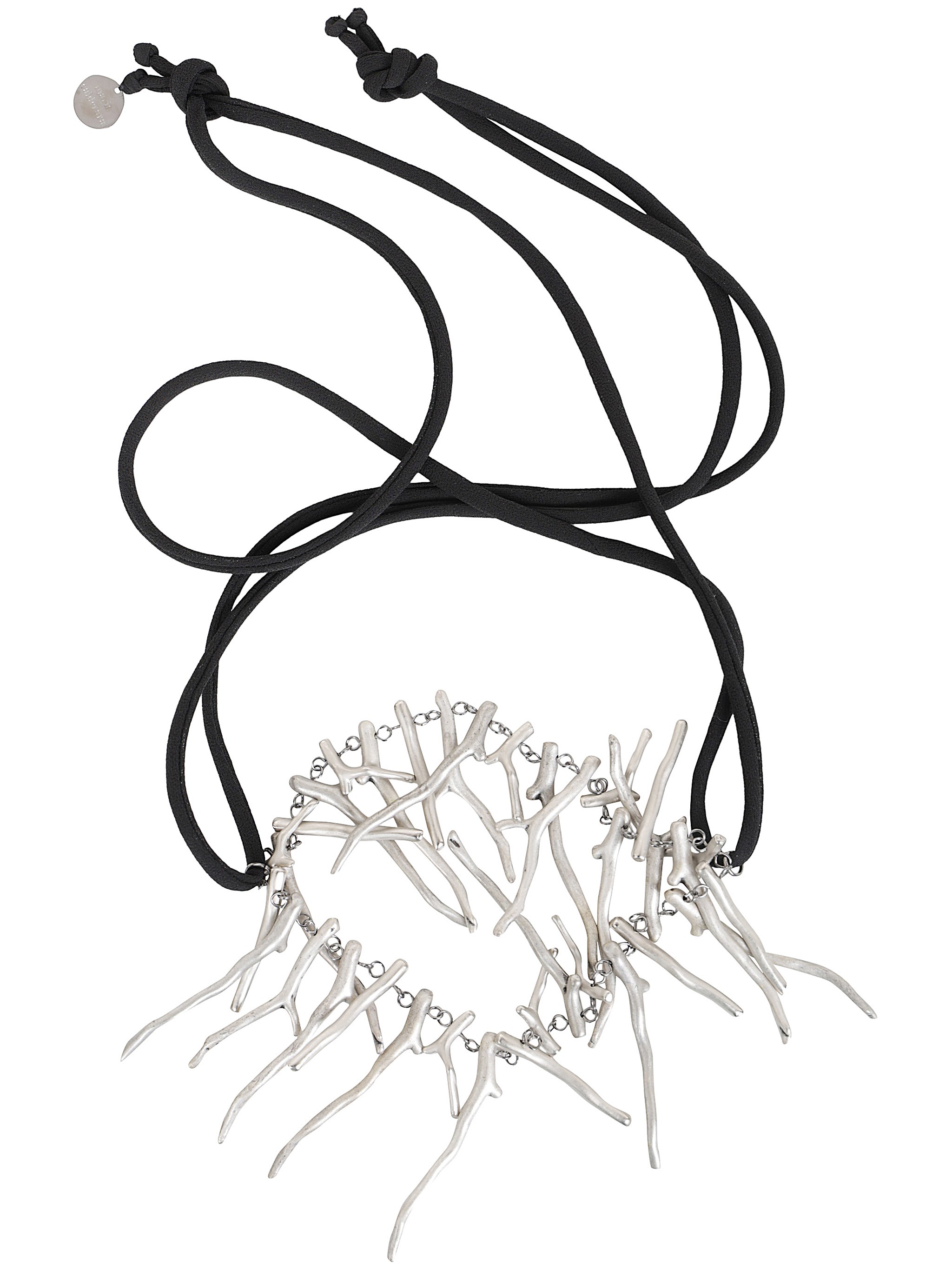 Maria Calderara Corals Necklace In Silver