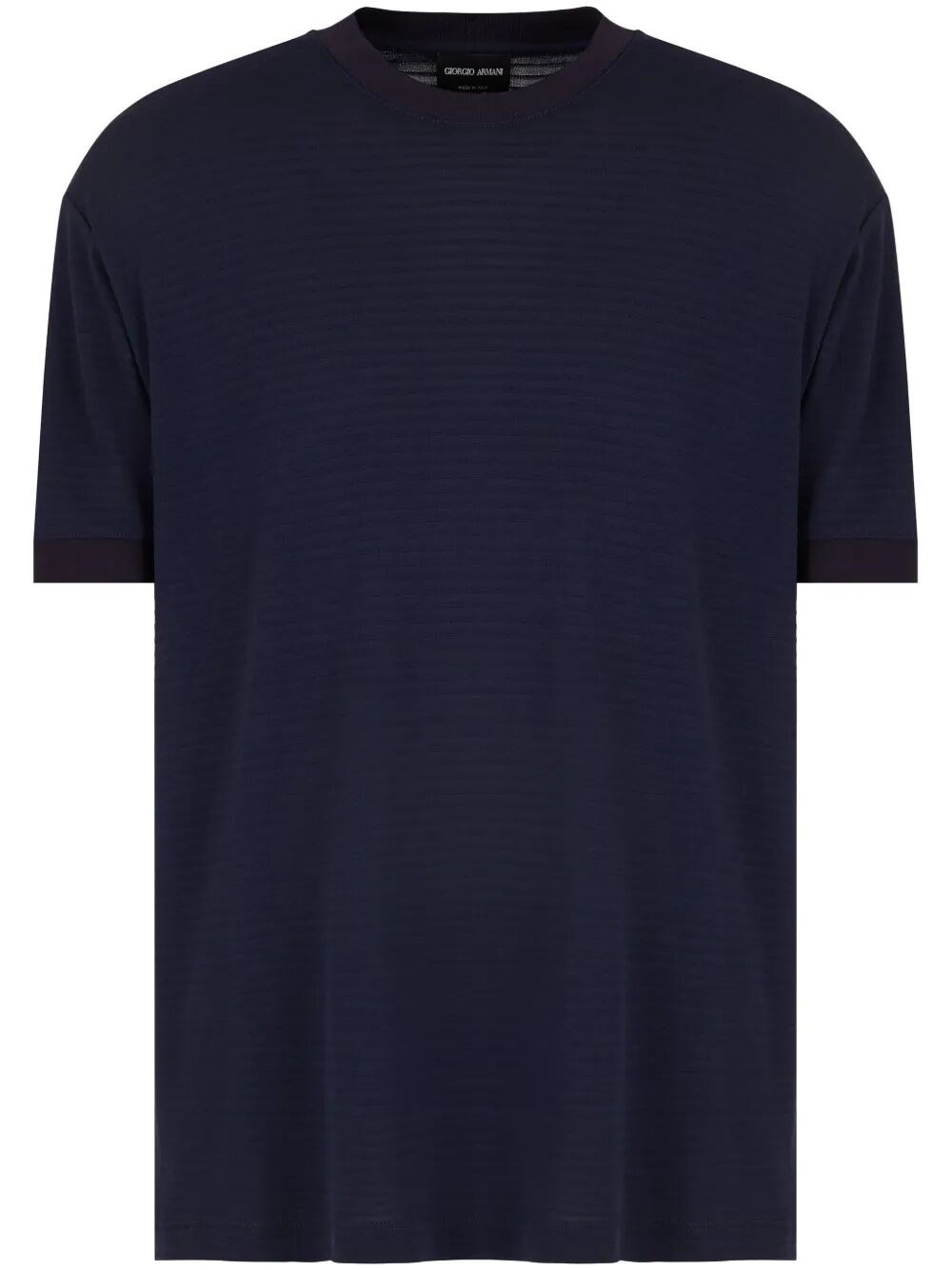Giorgio Armani Rib Long Sleeved T Shirt