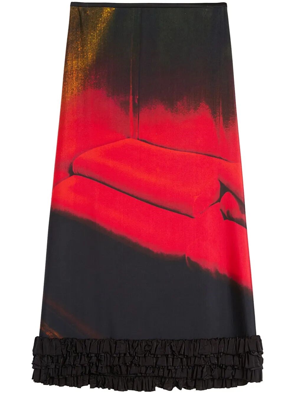 Jil Sander Skirt W/rouches By