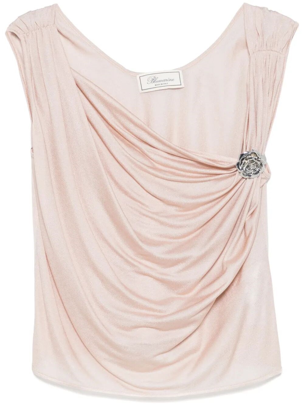 BLUMARINE Jersey Crepe Top