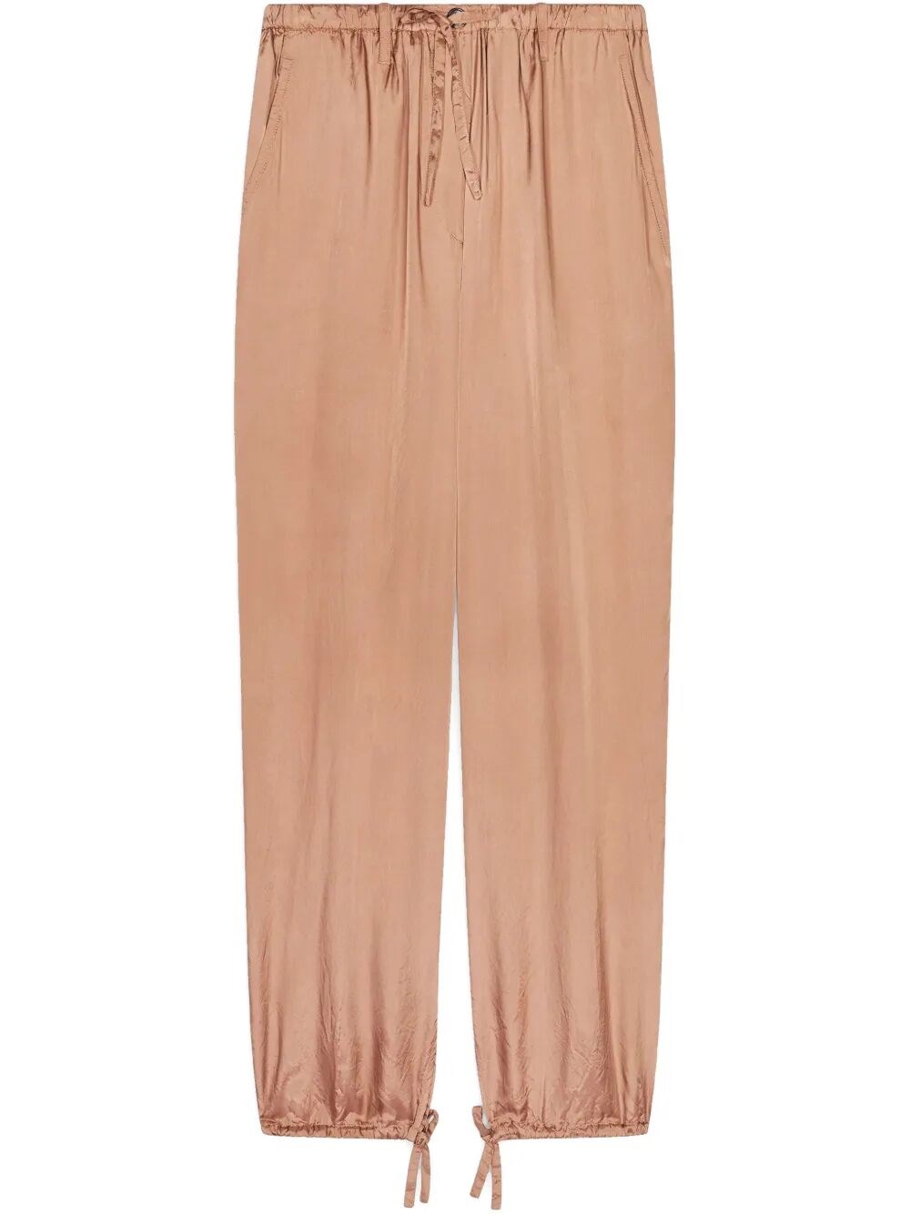 Dries Van Noten Stretch Cady Trousers With Split Ends