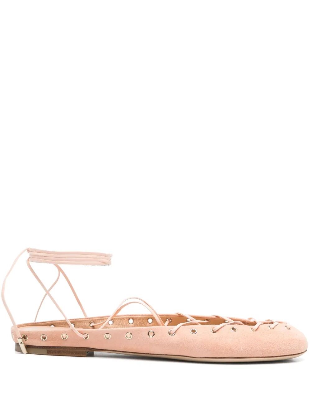 Chloé 10mm Ghillies Leather Flats