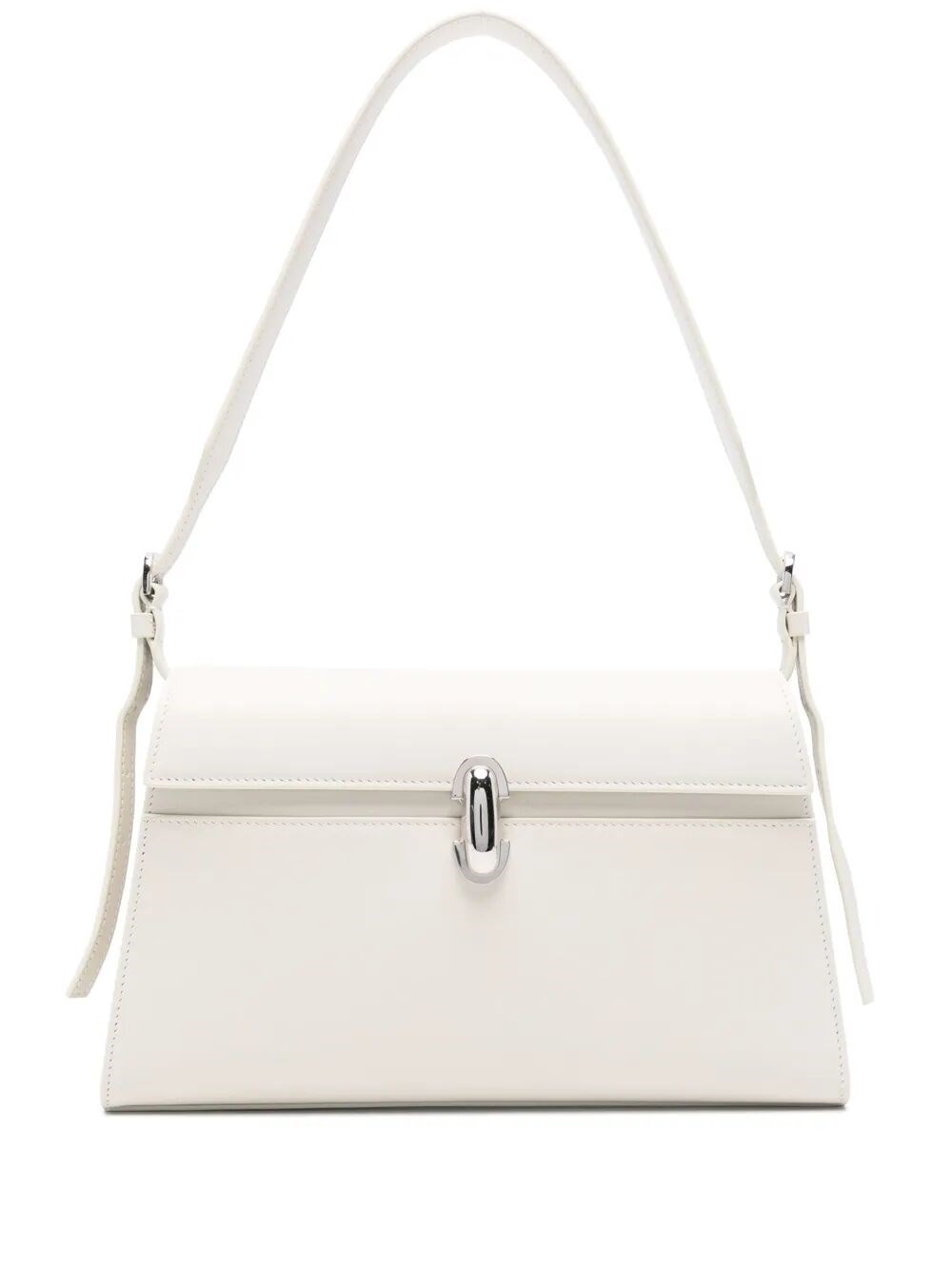 Savette Symmetry Shoulder Bag In Smooth Calf Leather By