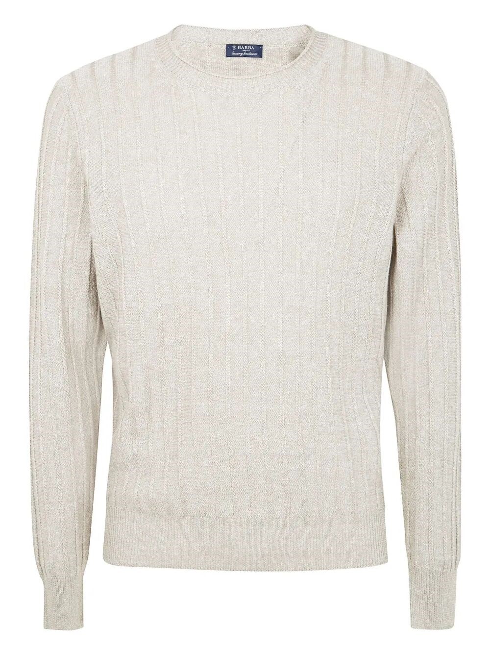 BARBA NAPOLI Long Sleeves Round Neck Sweater