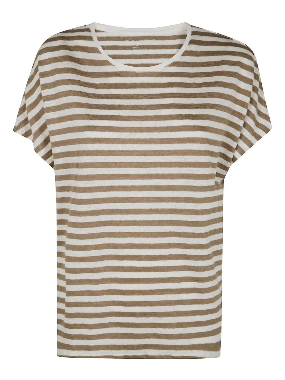 Majestic Round Neck Short Sleeves Sweater By