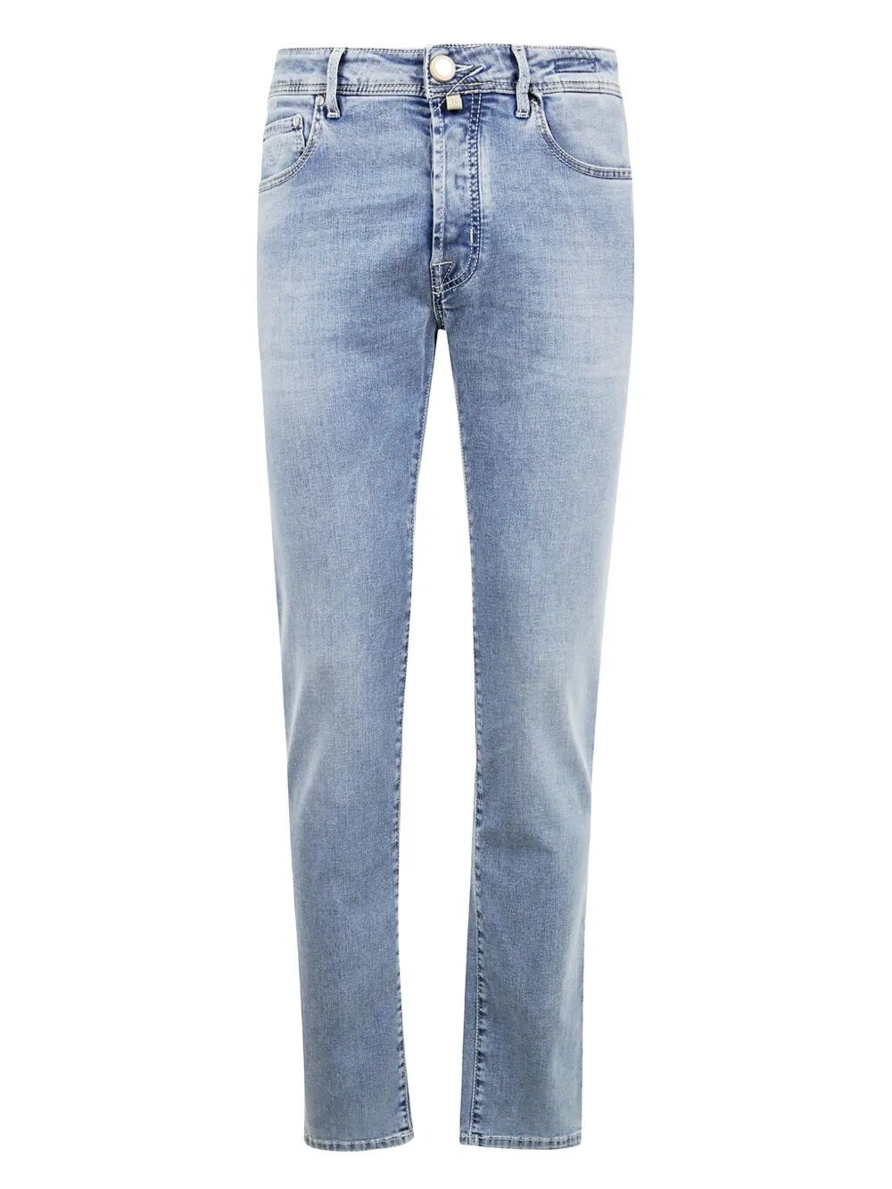 Jacob Cohen Pant 5 Pocket Slim Fit Bard Denim Blue Stretch In Blue