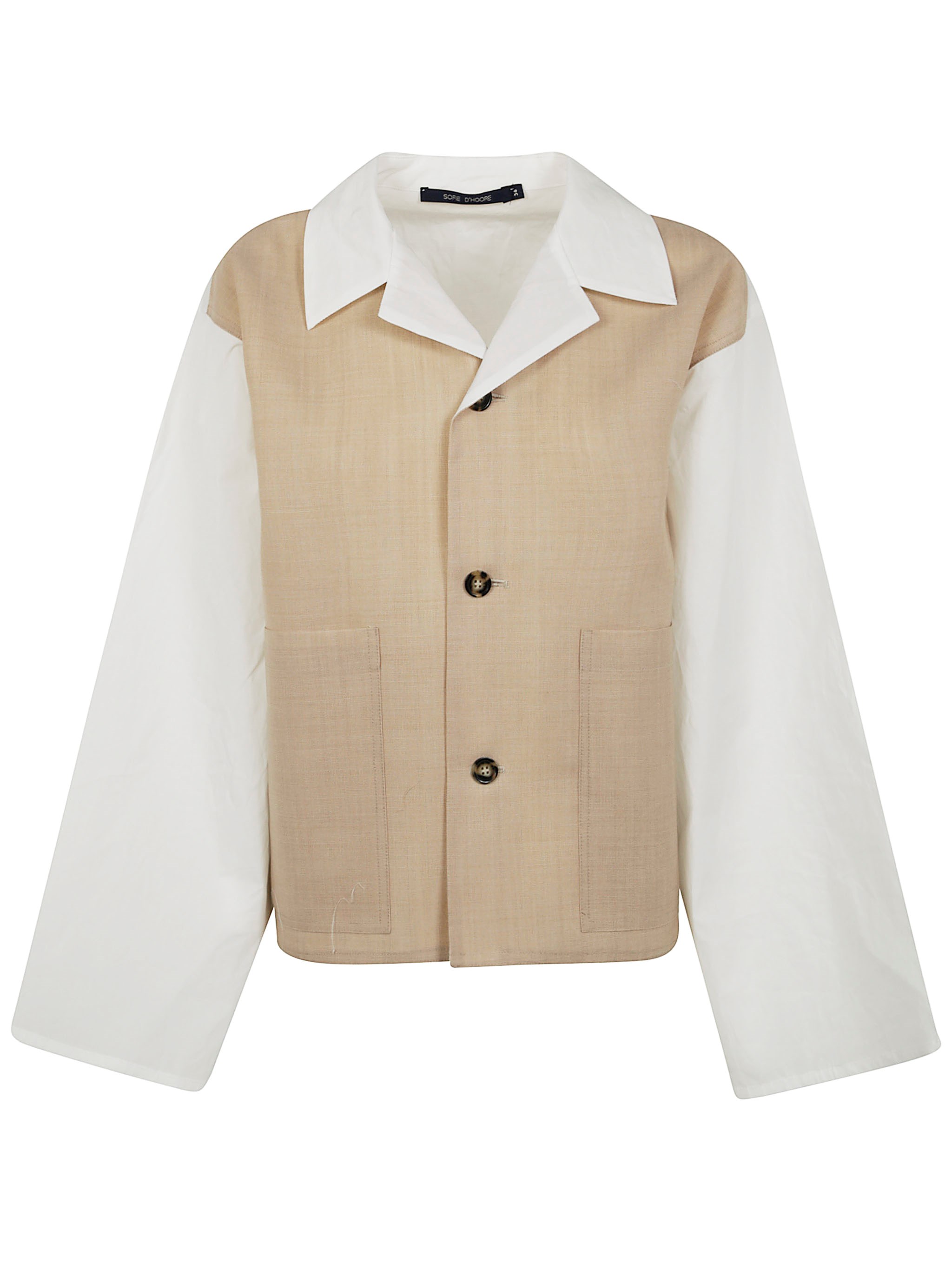 Sofie D Hoore Bi-color Long Sleeve Jacket By