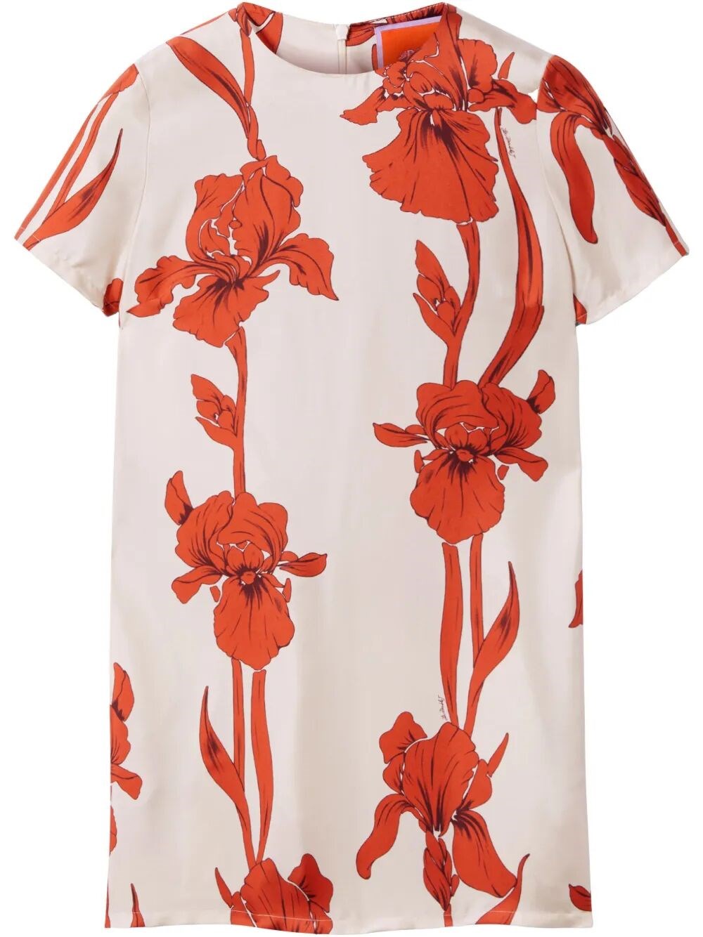 La Doublej Mini Swing Iris Dark Orange Dress