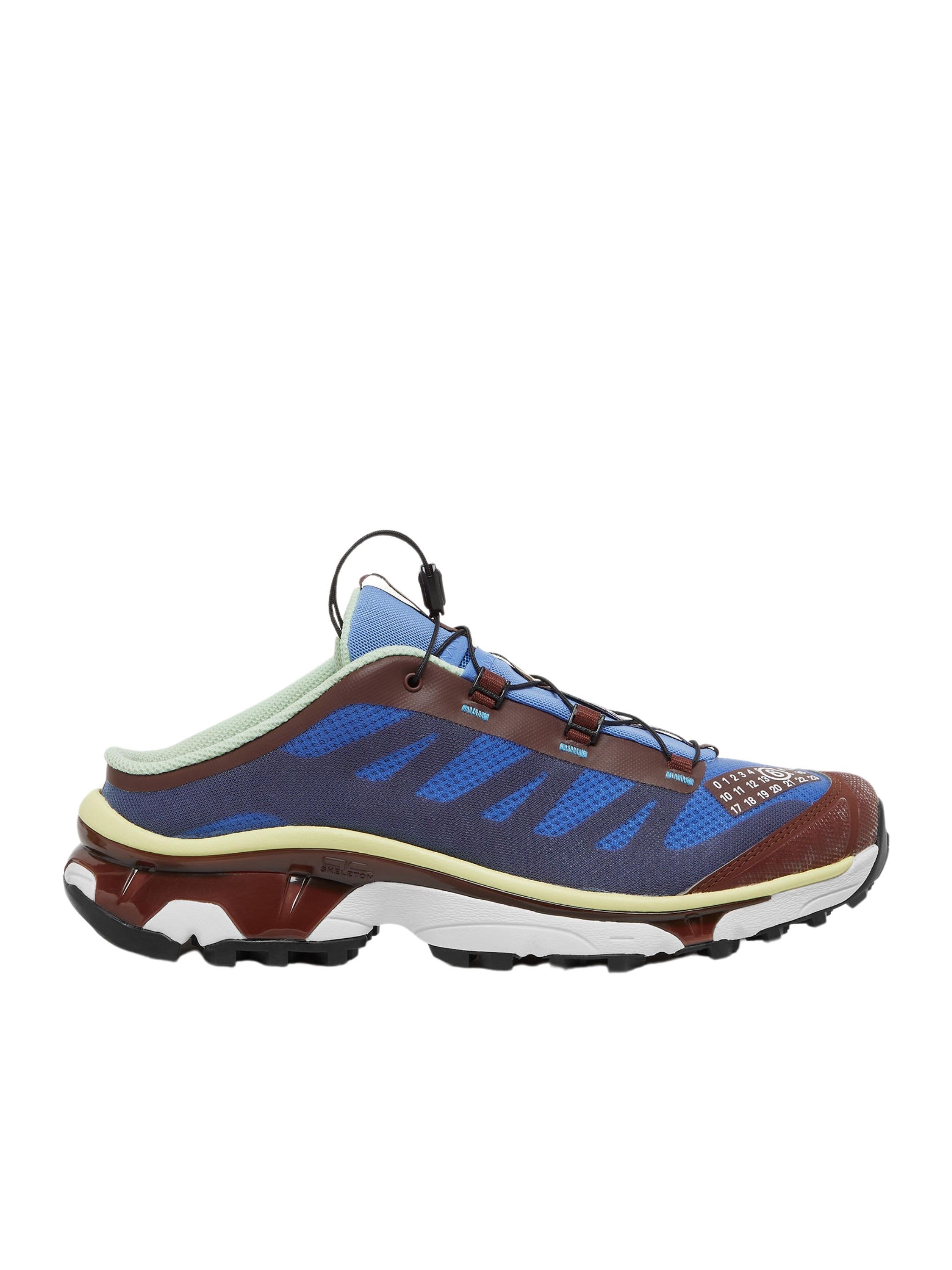 Mm6 X Salomon Slide Leather Upper Star List And Wave Foam Toungue Suede All Around