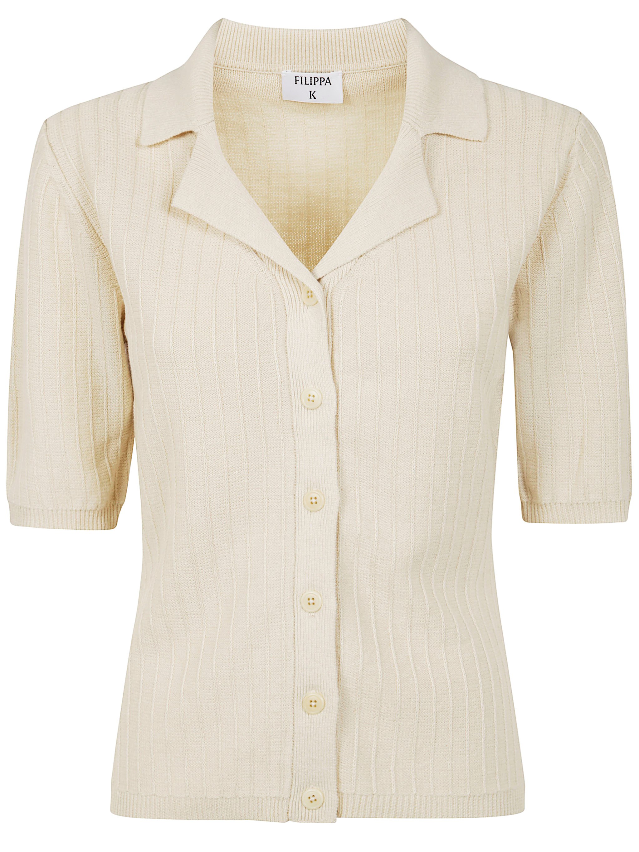 Filippa K Shortsleeve Collar Cardigan