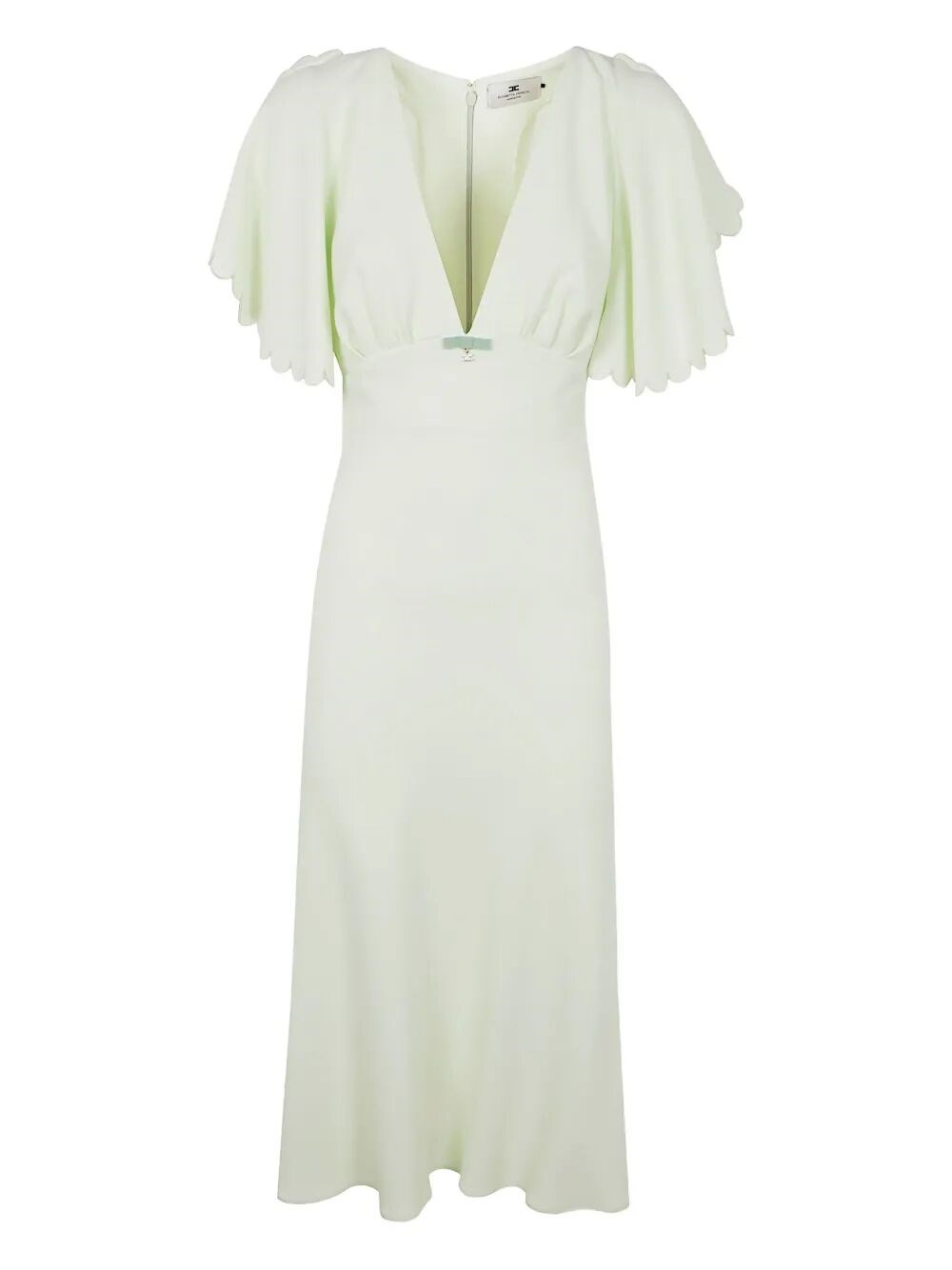 Elisabetta Franchi Midi Dress In Green