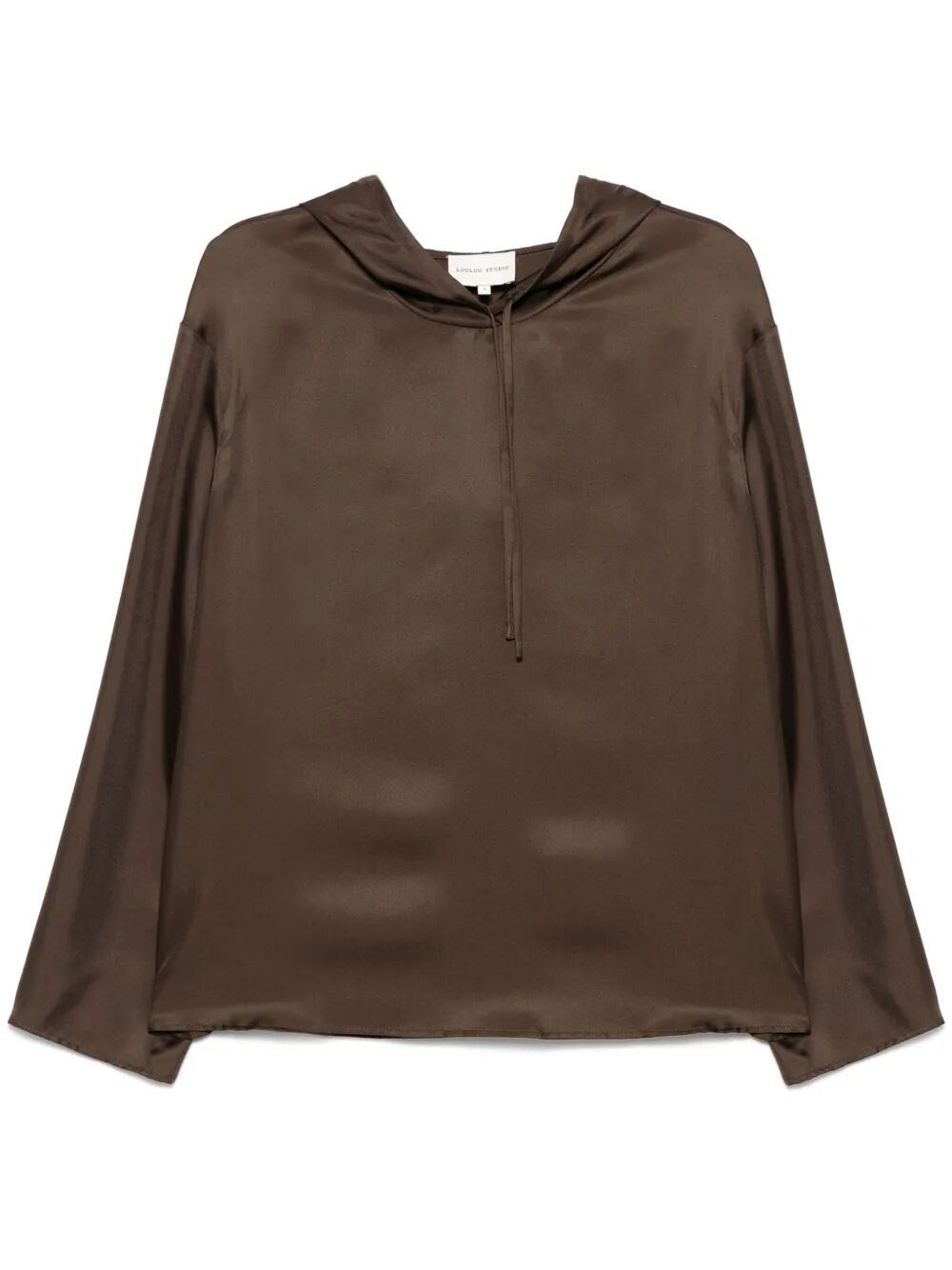 Loulou Studio Nuka Hooded Blouse By