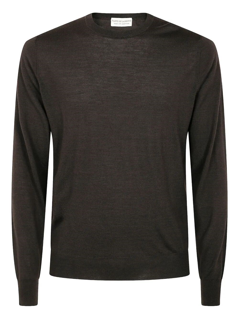 Filippo De Laurentiis Long Sleeves Round Neck Sweater By Filippo De La