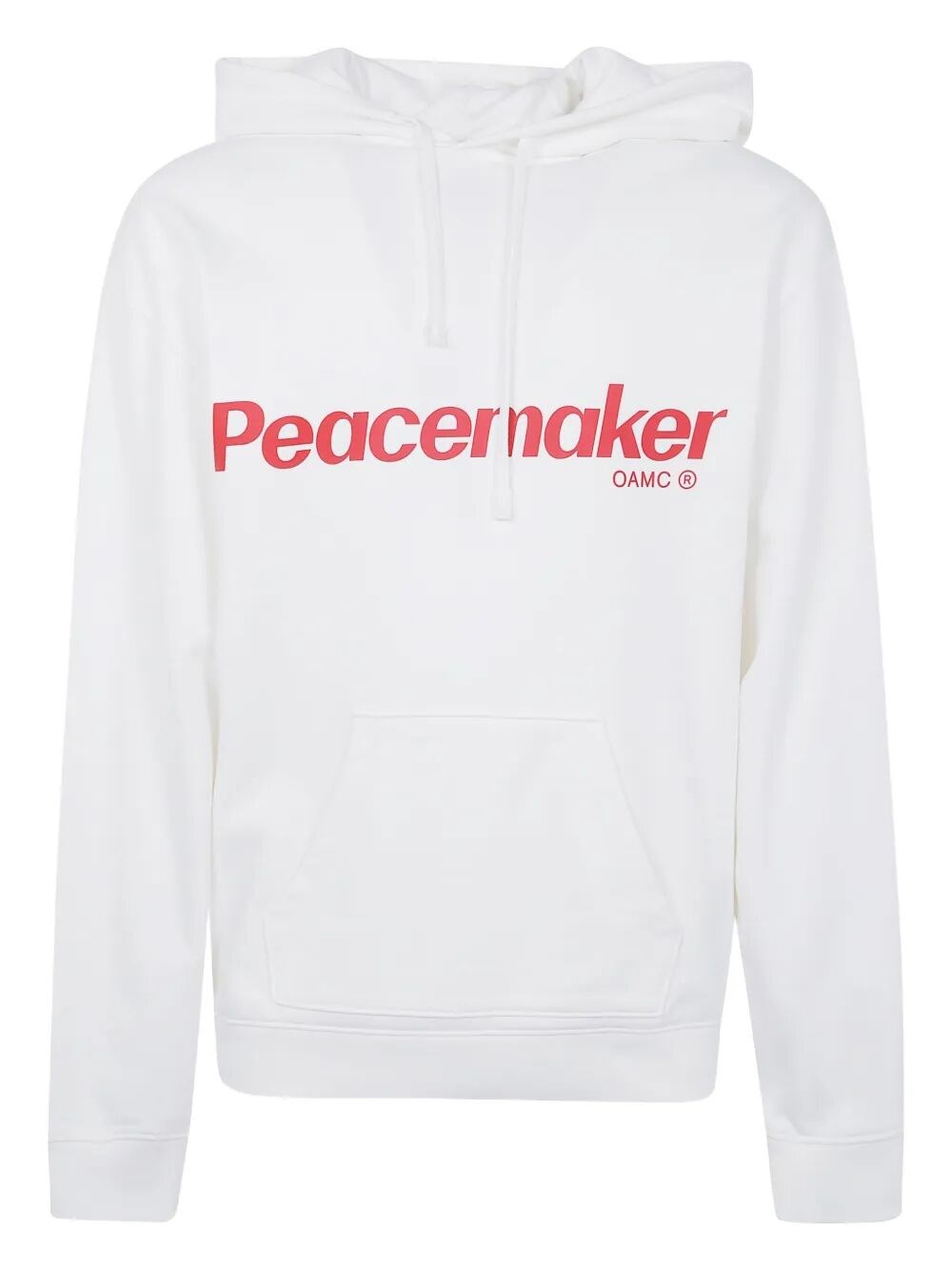 Oamc Peacemaker Peacemaker Flower Loose Fit Hoodie By Oamc In White
