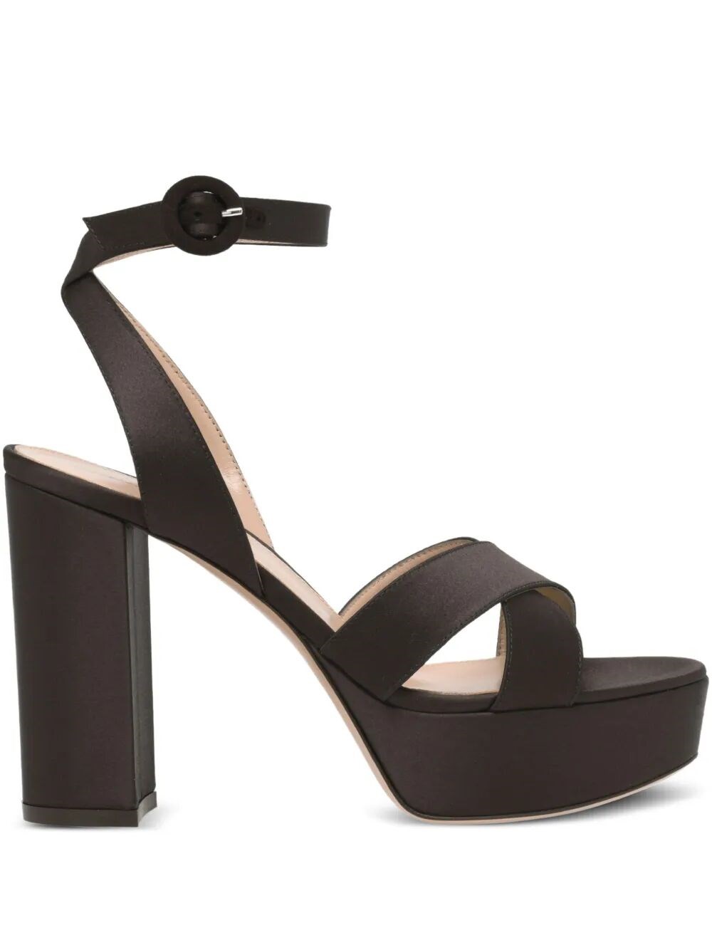 Gianvito Rossi Crepe Satin Sandals T.070 By