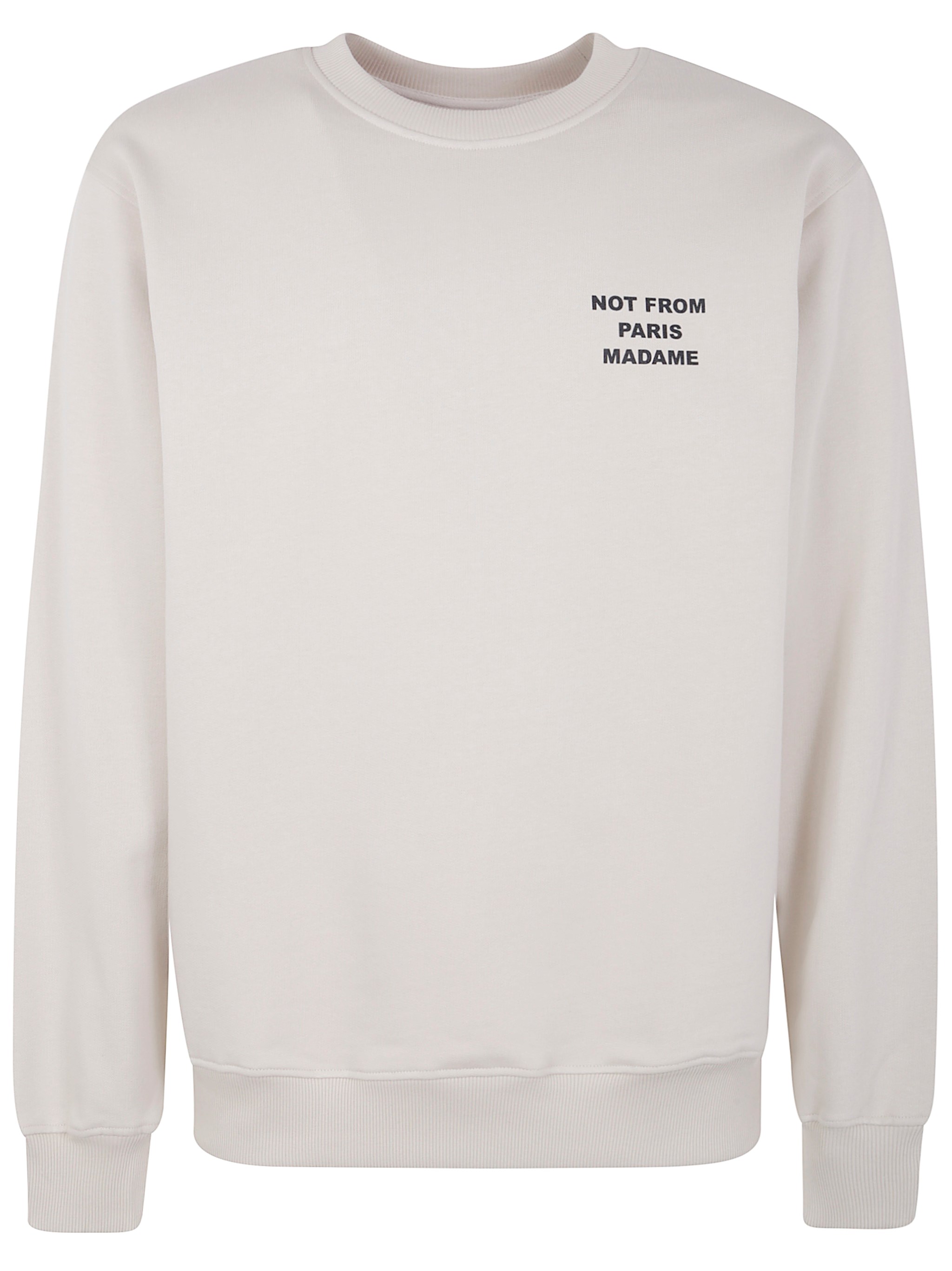DROLE DE MONSIEUR Le Sweatshirt Slogan Round Neck Sweatshirt
