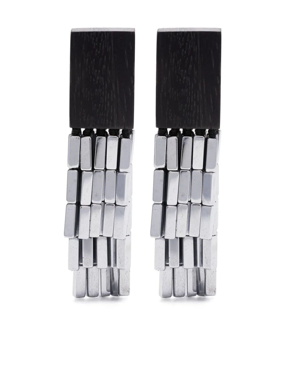 Jw Anderson Chain-detail High-rise Denim Miniskirt