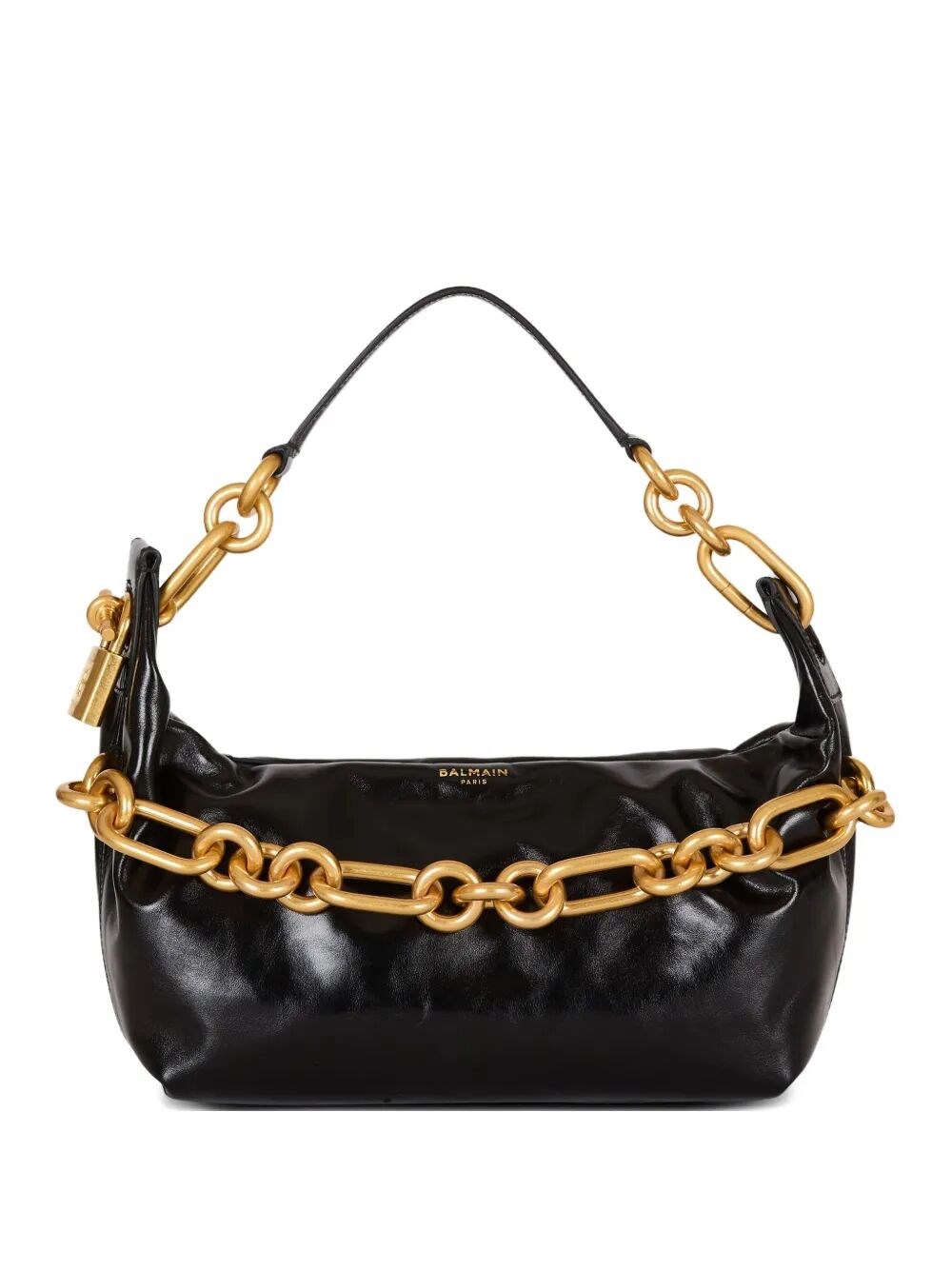 Balmain Sync Medium Calfskin Bag By
