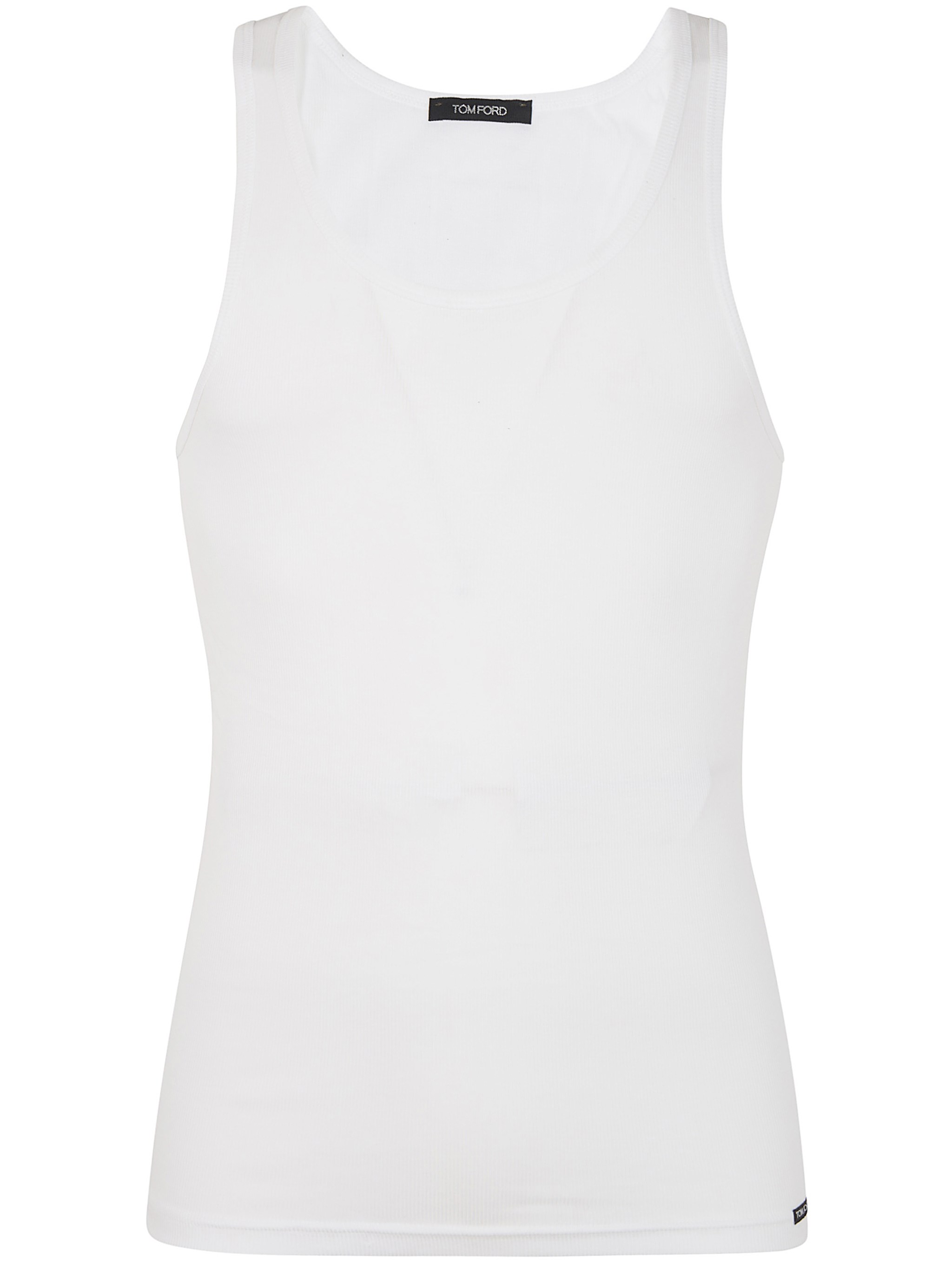 Tom Ford Underwear Rib Vest In White