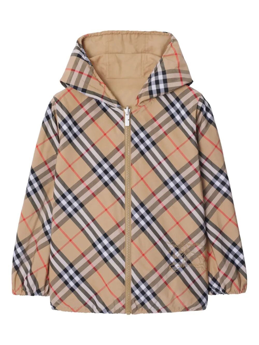 Burberry Rufus Chk Rvs Jacket By  Kids